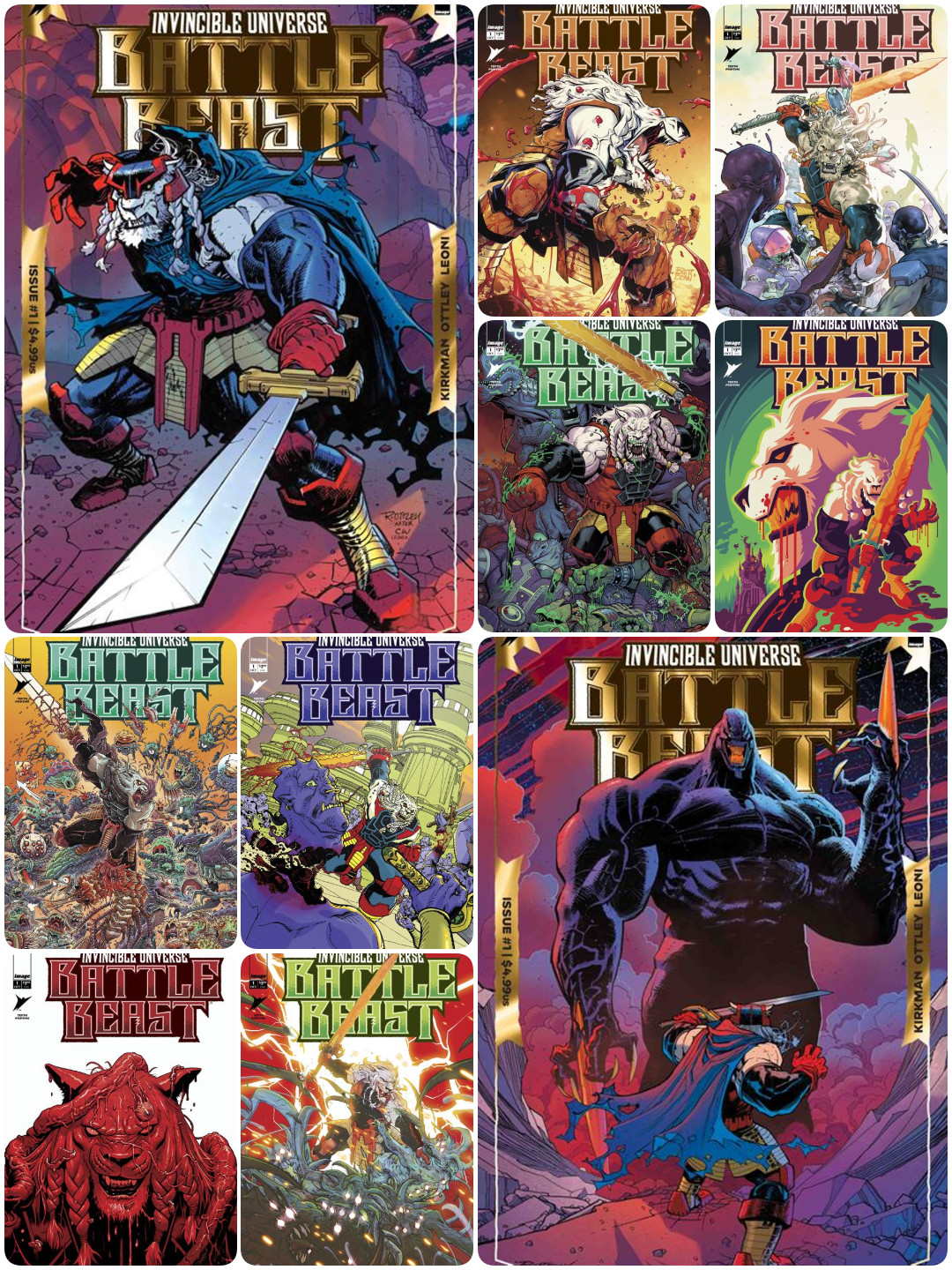 Invincible Universe Battle Beast #1 Ryan Ottley 10th Print Cv (PRESALE 10/14/26)