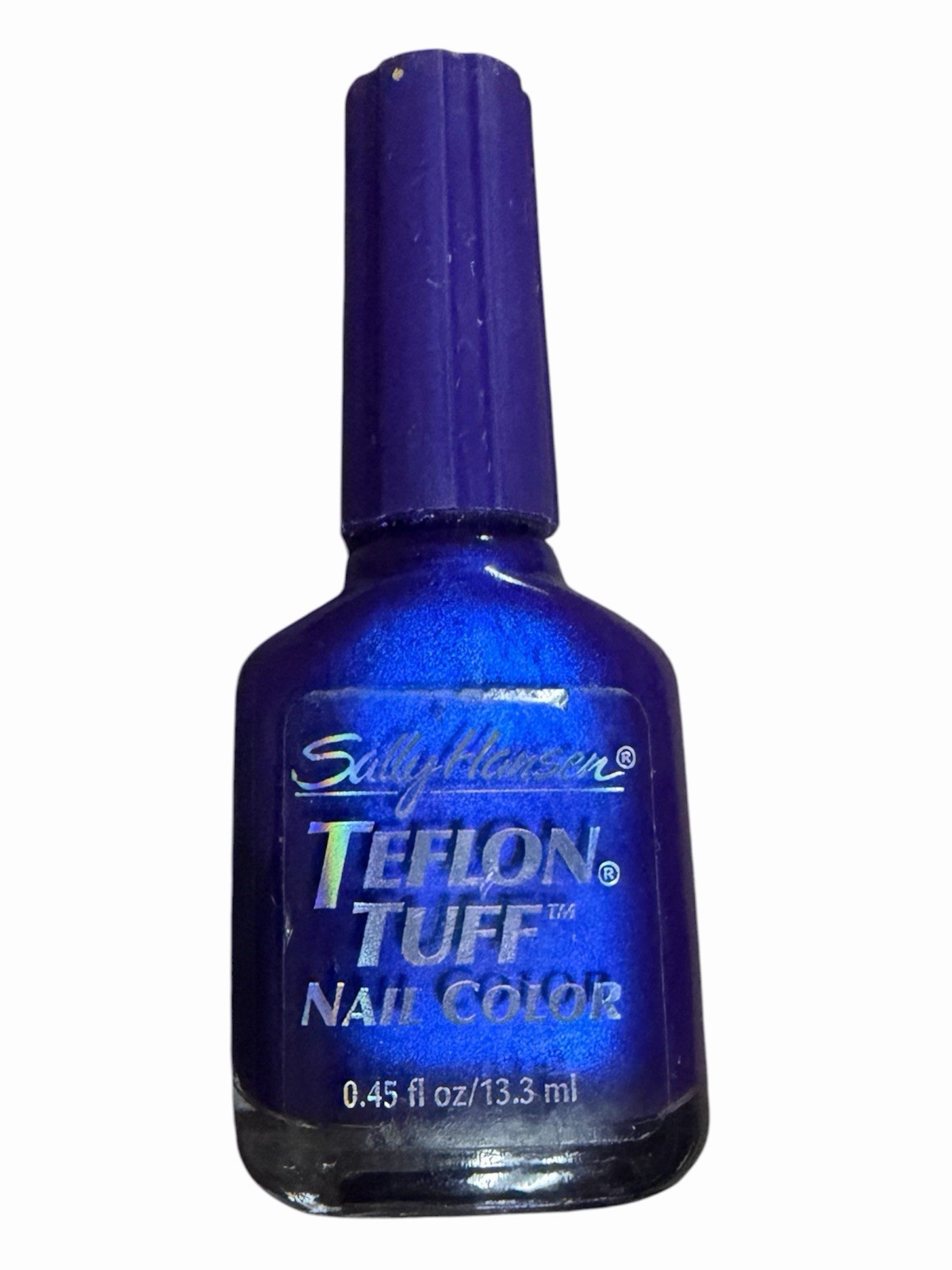 Sally Hansen Teflon Tuff Night Sky Frost Nail Polish Vintage Rare Discontinued 