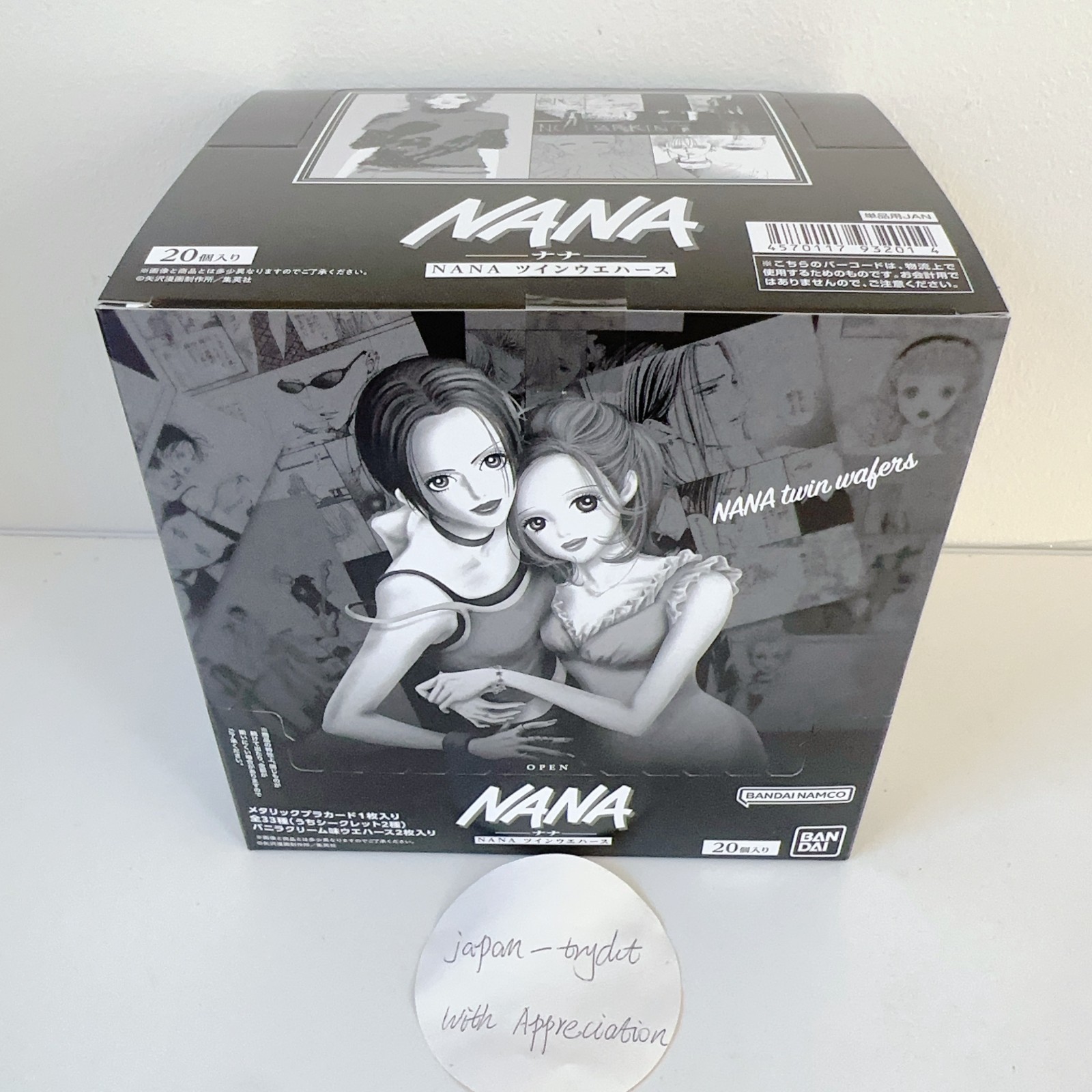 NANA 25th Anniversary Wafer Card Collection 20 Packs Box BANDAI JAPAN NEW