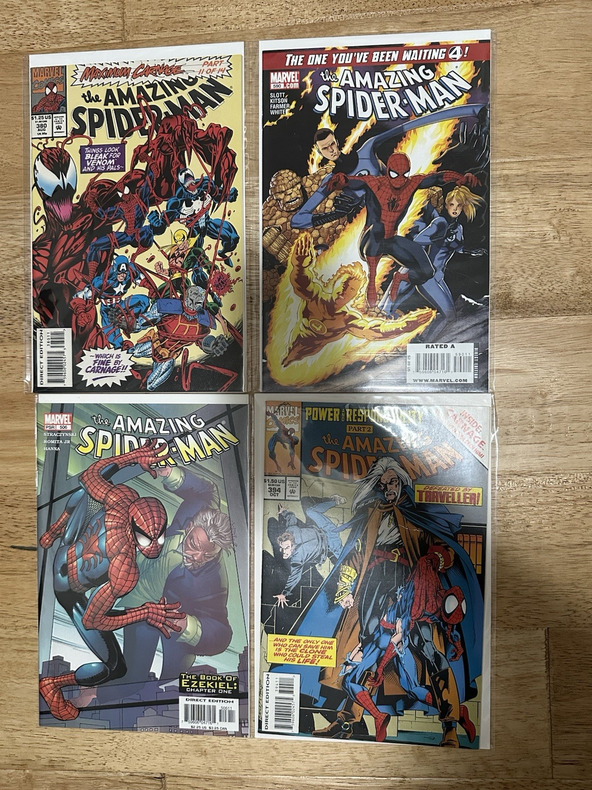 Amazing Spider-Man 41 Comic Lot Marvel ASM Maximum Carnage Newsstand 359 379 565 Amazing Spider-Man 41 Comic Lot Marvel ASM Maximum Carnage Newsstand 359 379 565