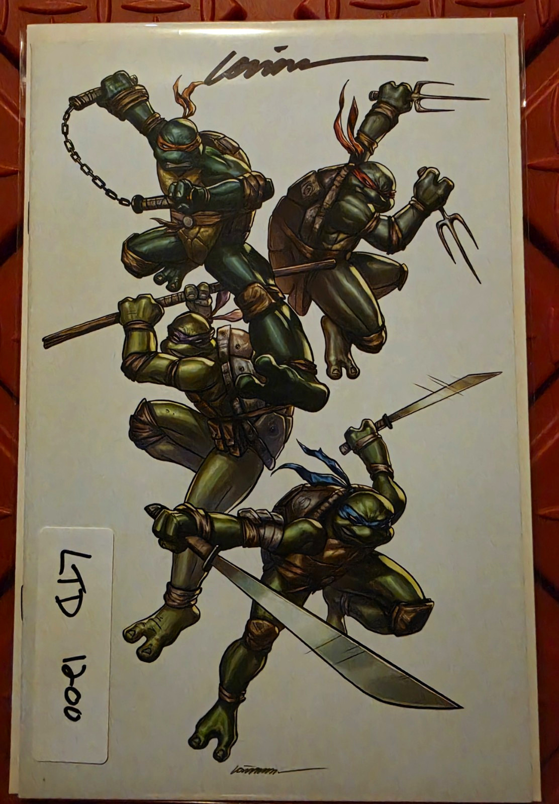 TMNT Vol #6 #5Q - Signed Gorkem Demir Exclusive Virgin - LTD 1200