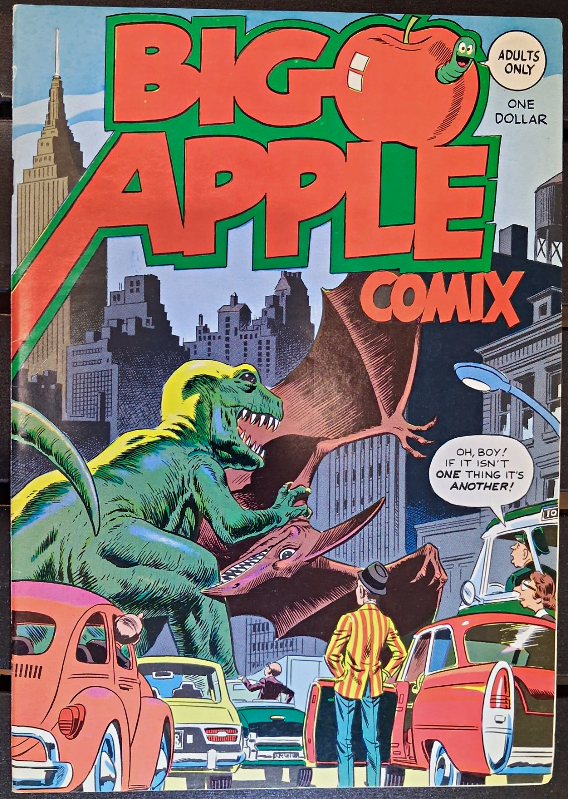 VTG Big Apple Comix #1 Underground Comix Rip Off Press 1975 Ralph Reese VDA