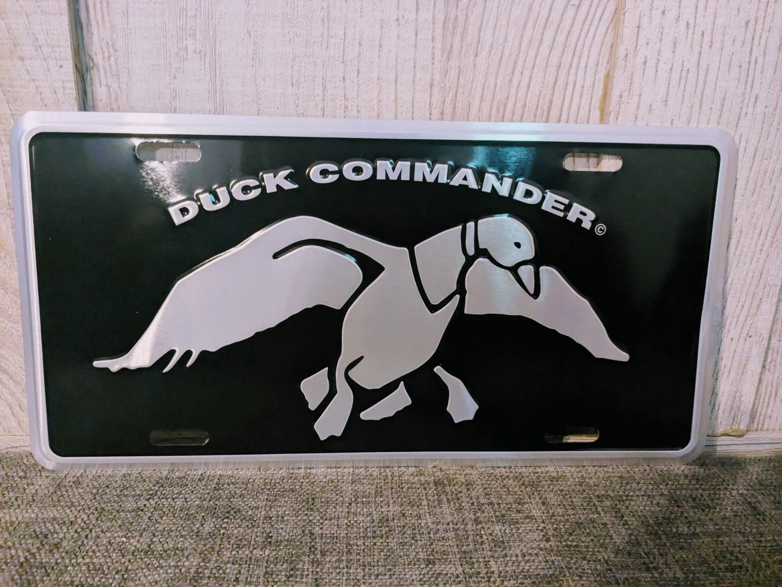 Duck Commander License Plate Metal