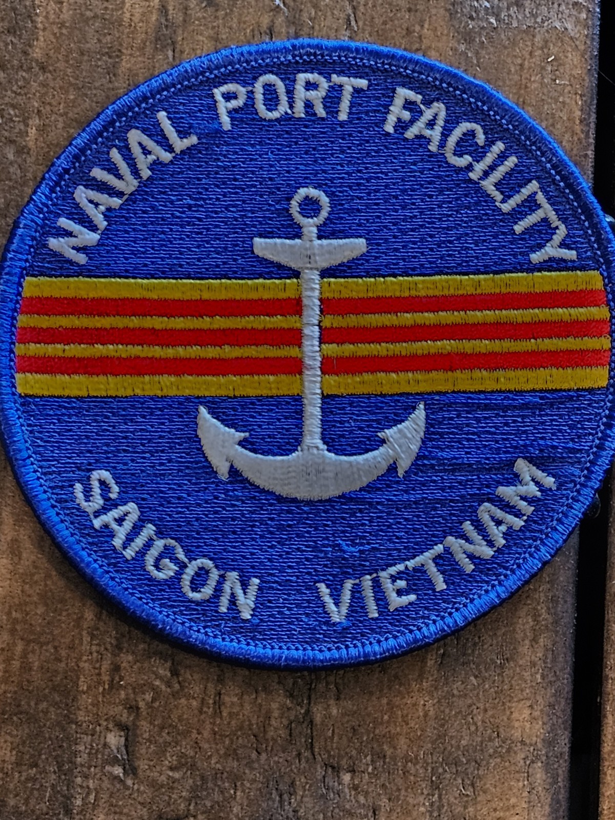 1960s USN Navy Vietnam Made Naval Port Facility Saigon Patch L@@K