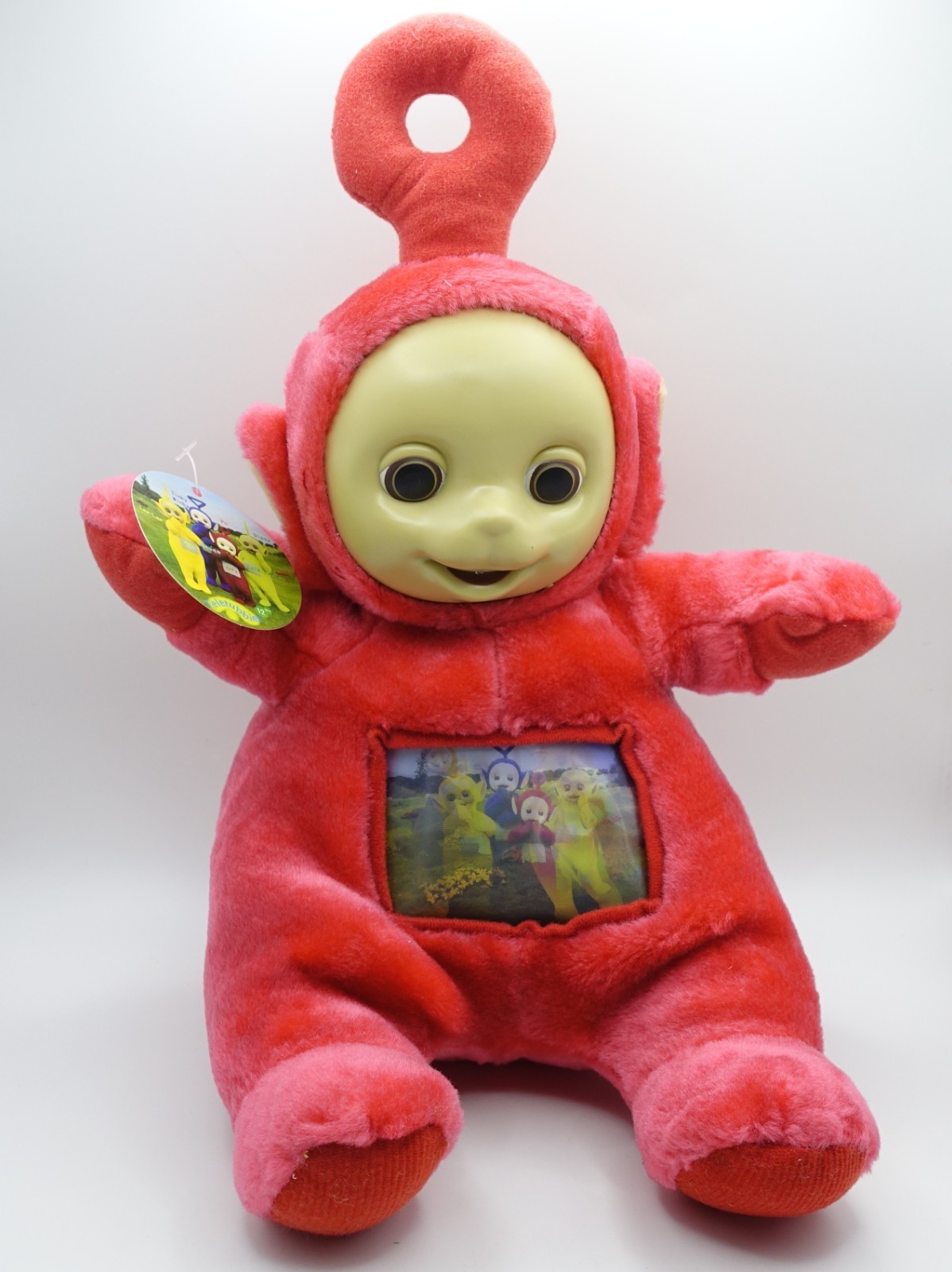 Vintage 1996 Tomy Teletubbies Po Plush Doll Hologram Tummy New With Tags BBC Vintage 1996 Tomy Teletubbies Po Plush Doll Hologram Tummy New With Tags BBC