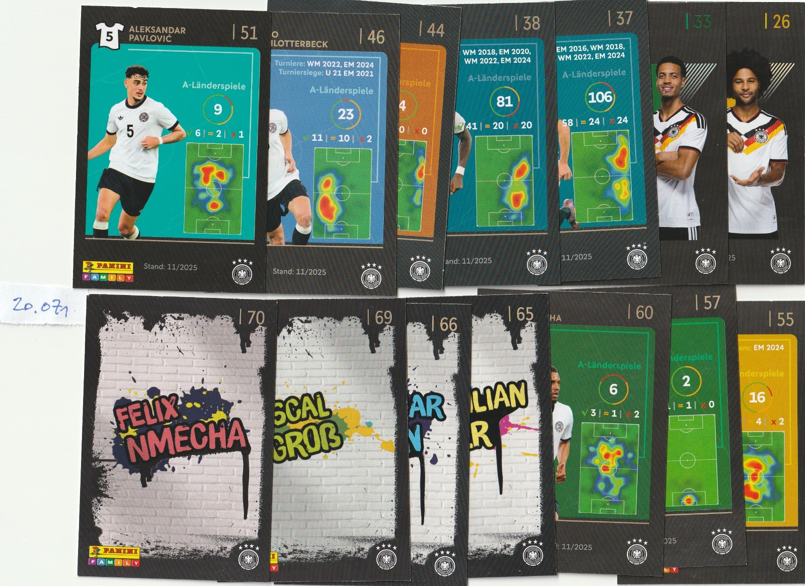 Panini-World Cup 2026 -14 by pictures-26,33,37,38,44,46,51,55,57,60,65,66,69+70 Panini-World Cup 2026 -14 by pictures-26,33,37,38,44,46,51,55,57,60,65,66,69+70