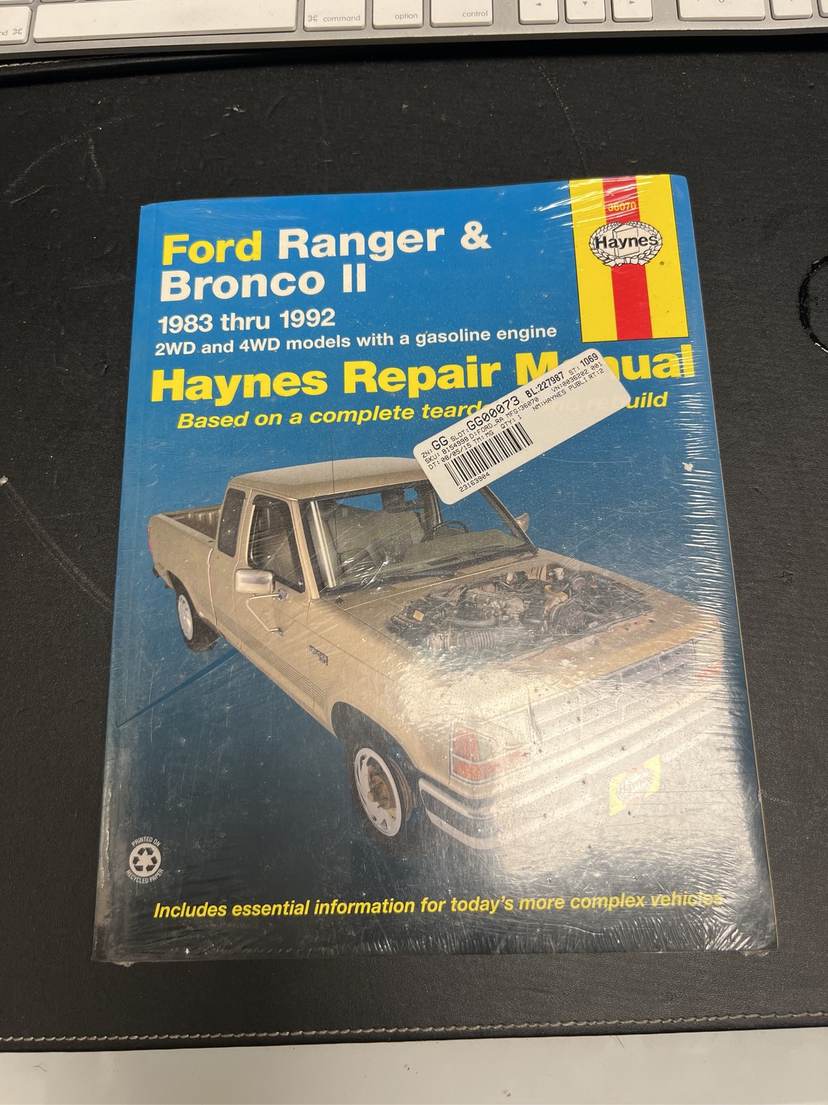 Haynes Repair Manual Ford Ranger & Bronco II 1983-1992 2WD 4WD 36070