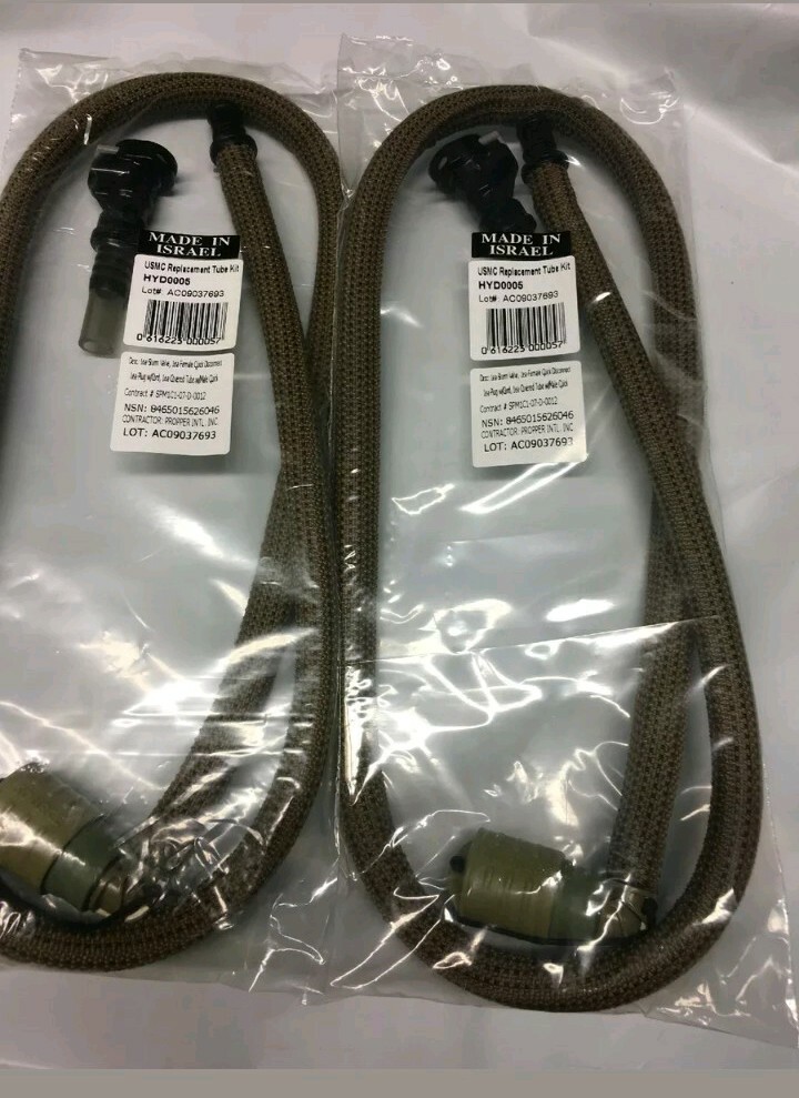 2 NEW USGI USMC Source Hydration Replacement Hose Tube w/ Bite Valve 1064 NIB
