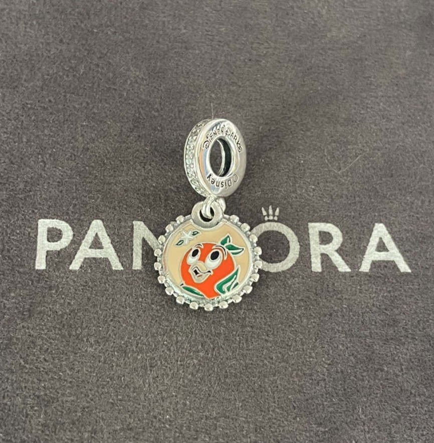 Walt Disney World Flower Garden Festival Orange Bird Charm S925 Sterling Silver