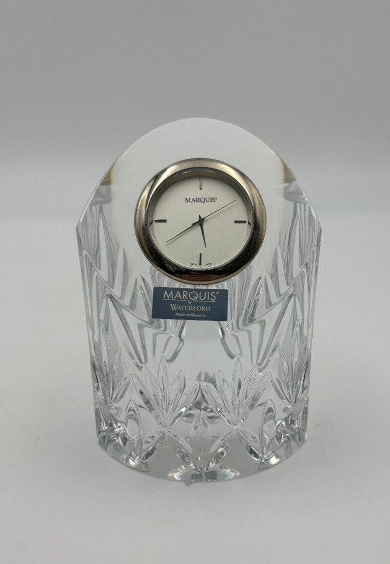 Marquis Waterford Crystal Caprice Small Desk Clock
