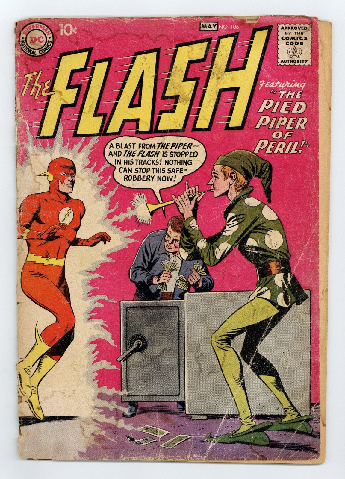 Flash #106 FR 1.0 1959 Origin Grodd & Pied Piper