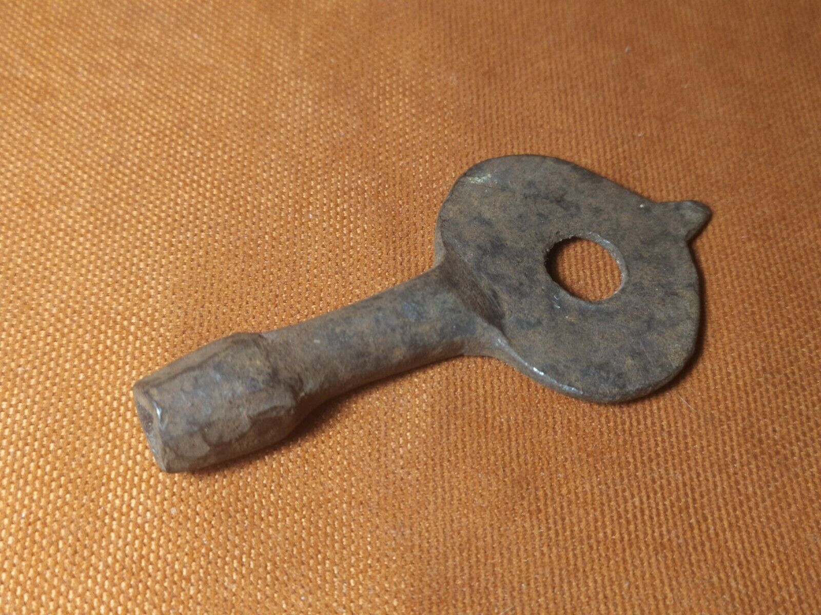 Original Antique Primitive Handmade Iron key