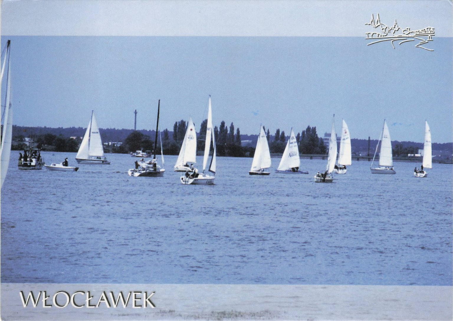 Włocławek Poland Sailing Regatta Postcard - Włocławek Lagoon Zarzeczewo Włocławek Poland Sailing Regatta Postcard - Włocławek Lagoon Zarzeczewo