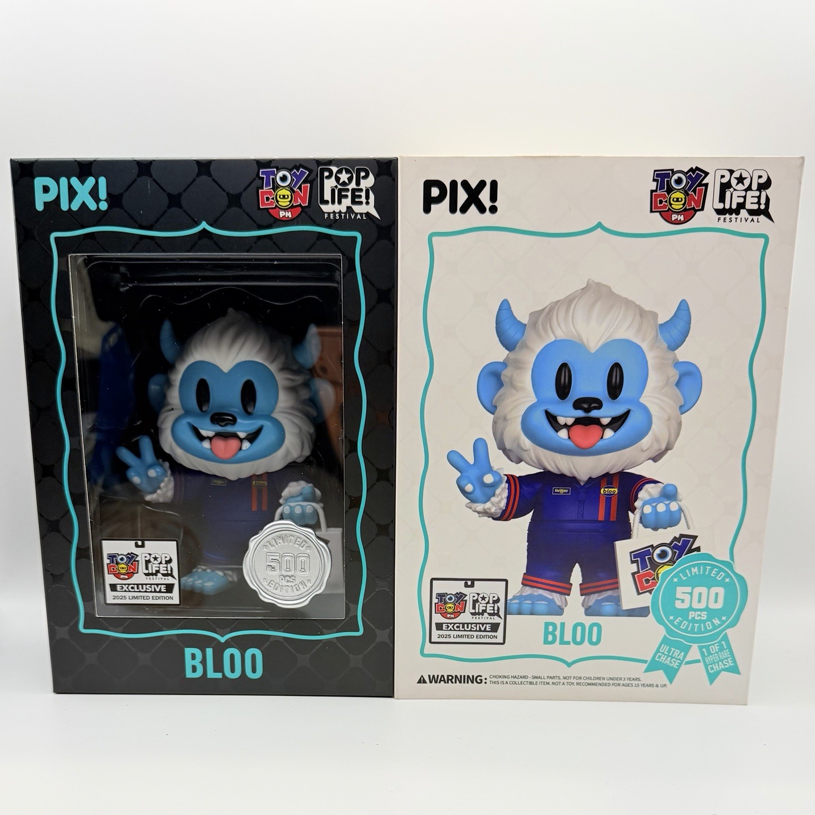 Thrilljoy PIX Bloo Toycon Poplife 2025 Philippine Exclusive LE500 w/ Protector Thrilljoy PIX Bloo Toycon Poplife 2025 Philippine Exclusive LE500 w/ Protector