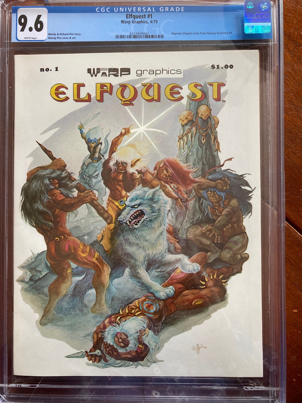 1979 Warp Graphics Elfquest 1 1st Print CGC 9.6