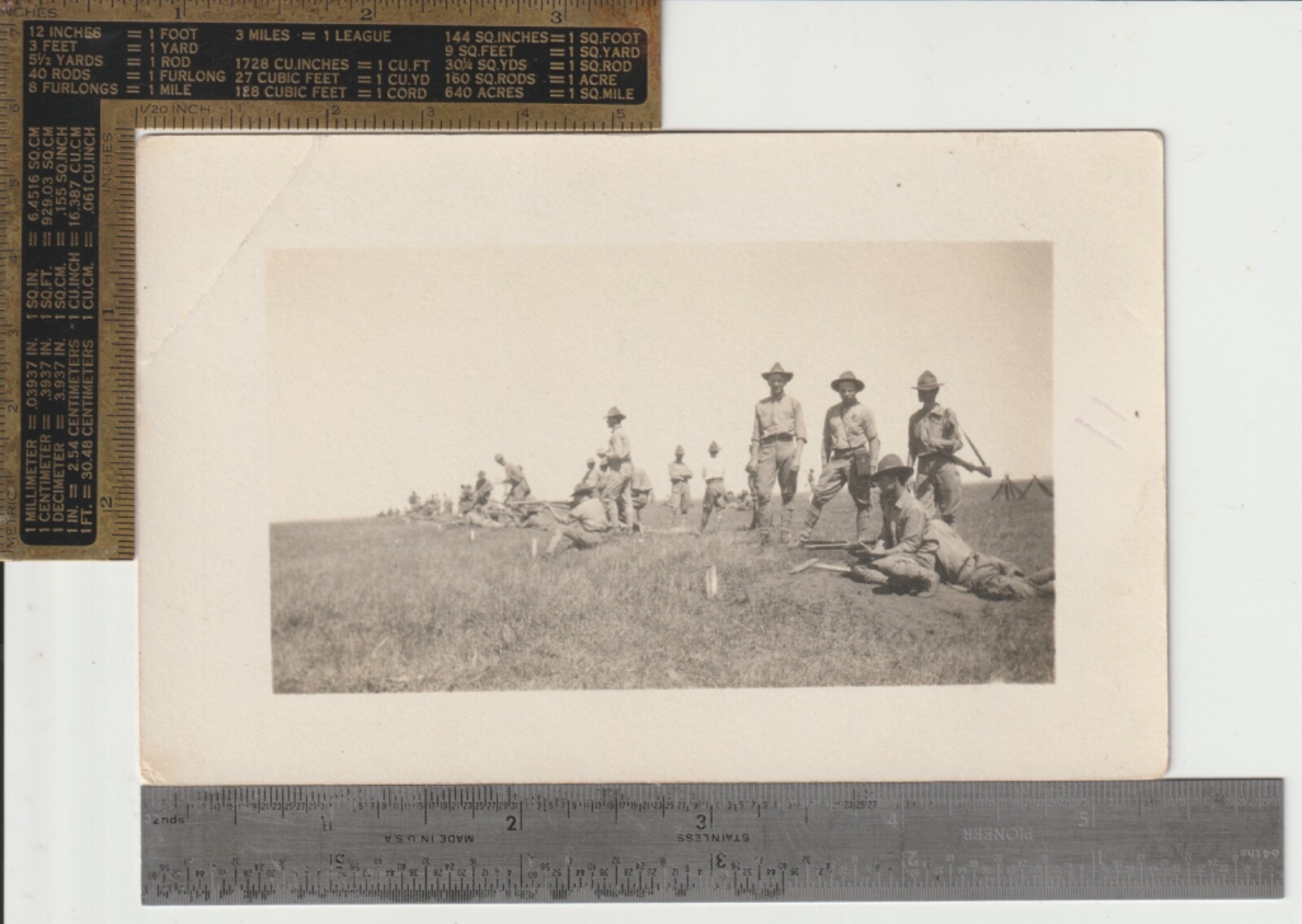 RPPC Wyoming WY War Field Artillery Target Practice Army WWI Real Photo Postcard RPPC Wyoming WY War Field Artillery Target Practice Army WWI Real Photo Postcard