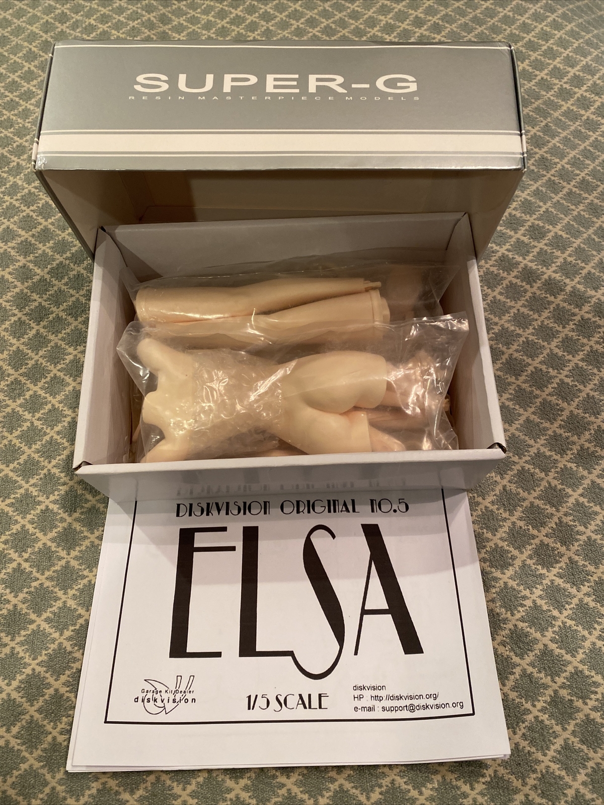 Diskvision original ELSA 1/5  Scale resin Super G Model Kit