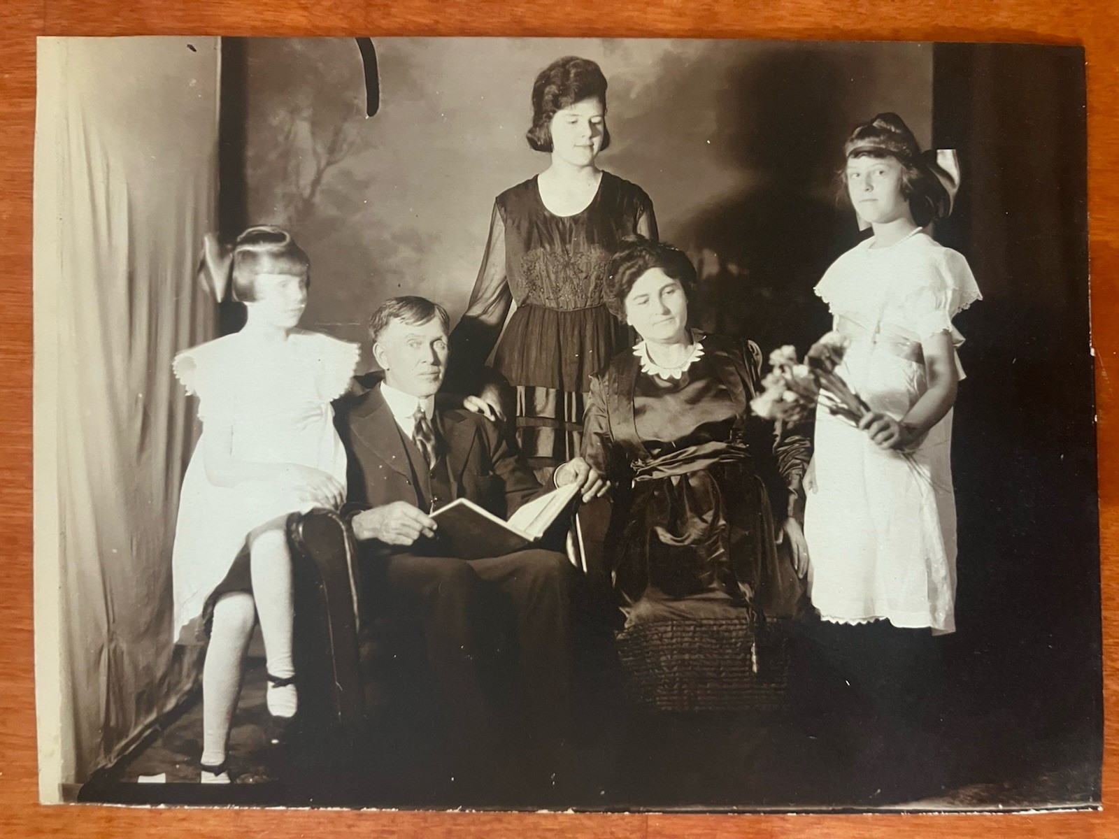 Antique Photograph Family Portrait Photo Kids 5 x 6 Antique Photograph Family Portrait Photo Kids 5 x 6