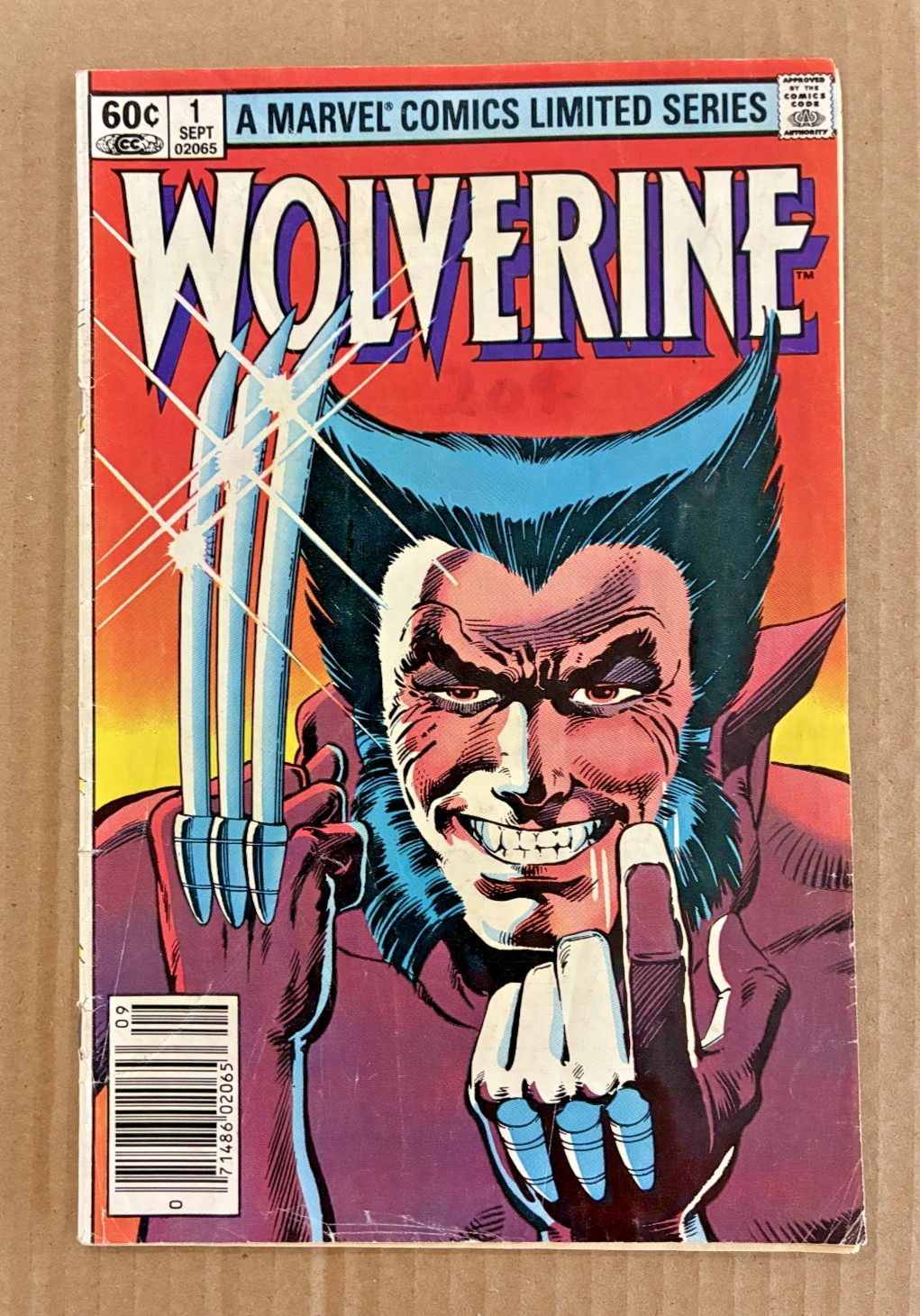 Wolverine #1 (1982) Marvel Comics Frank Miller Chris Claremont Newsstand