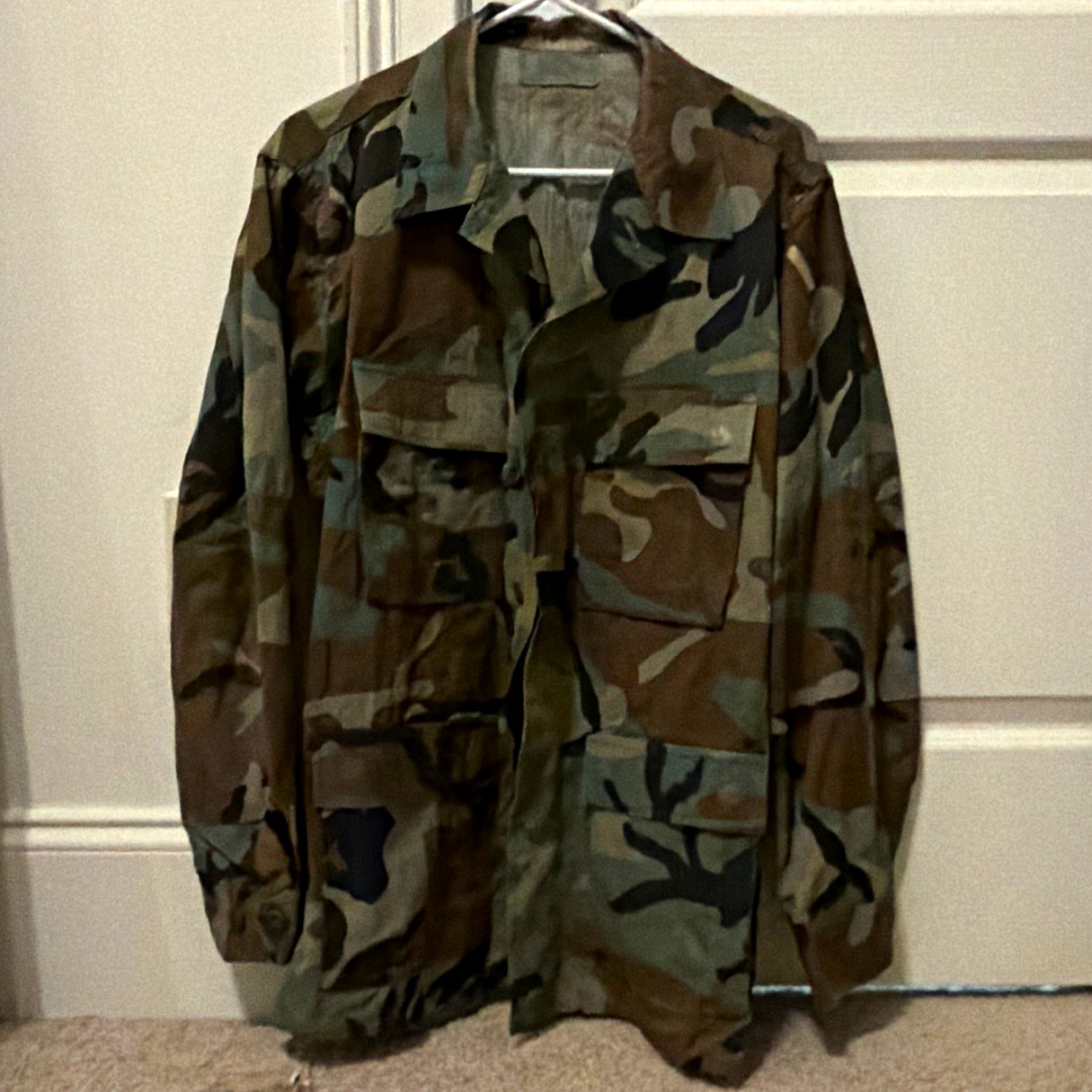 Vintage U.S. Military M81 Woodland Camo BDU Field Jacket