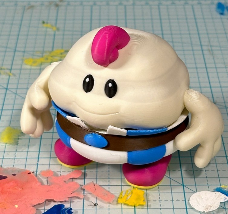 3D Printed - 8” Mario SMRPG - MALLOW