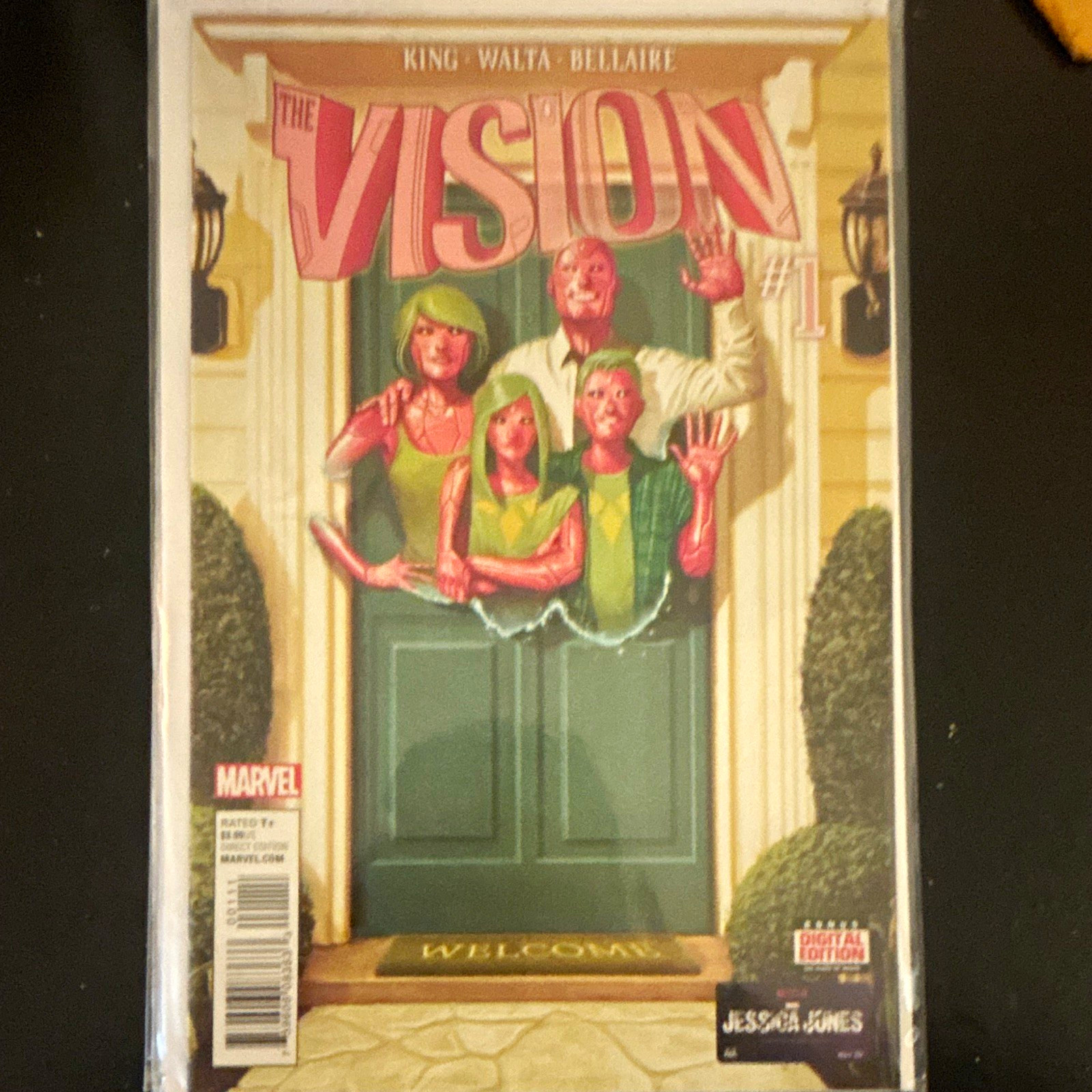Marvel Comics The Vision #1 King Walta Bellaire Superheroes Boarded