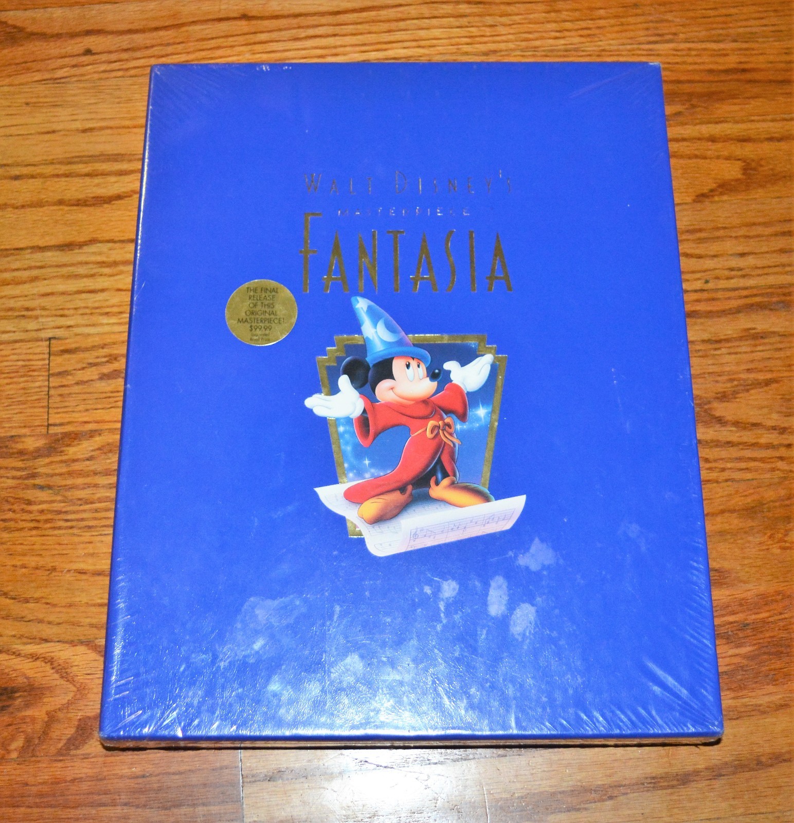 1991 Disney's Fantasia Deluxe Collector Edition VHS/CD SET MASTERPIECE NEW
