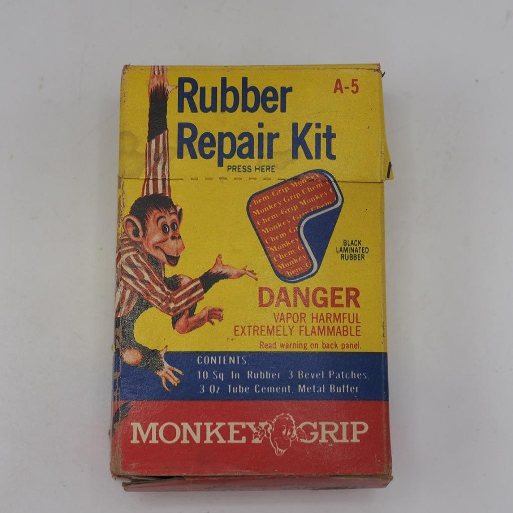 Monkey Grip Rubber Repair Kit Advertising 1960\'s