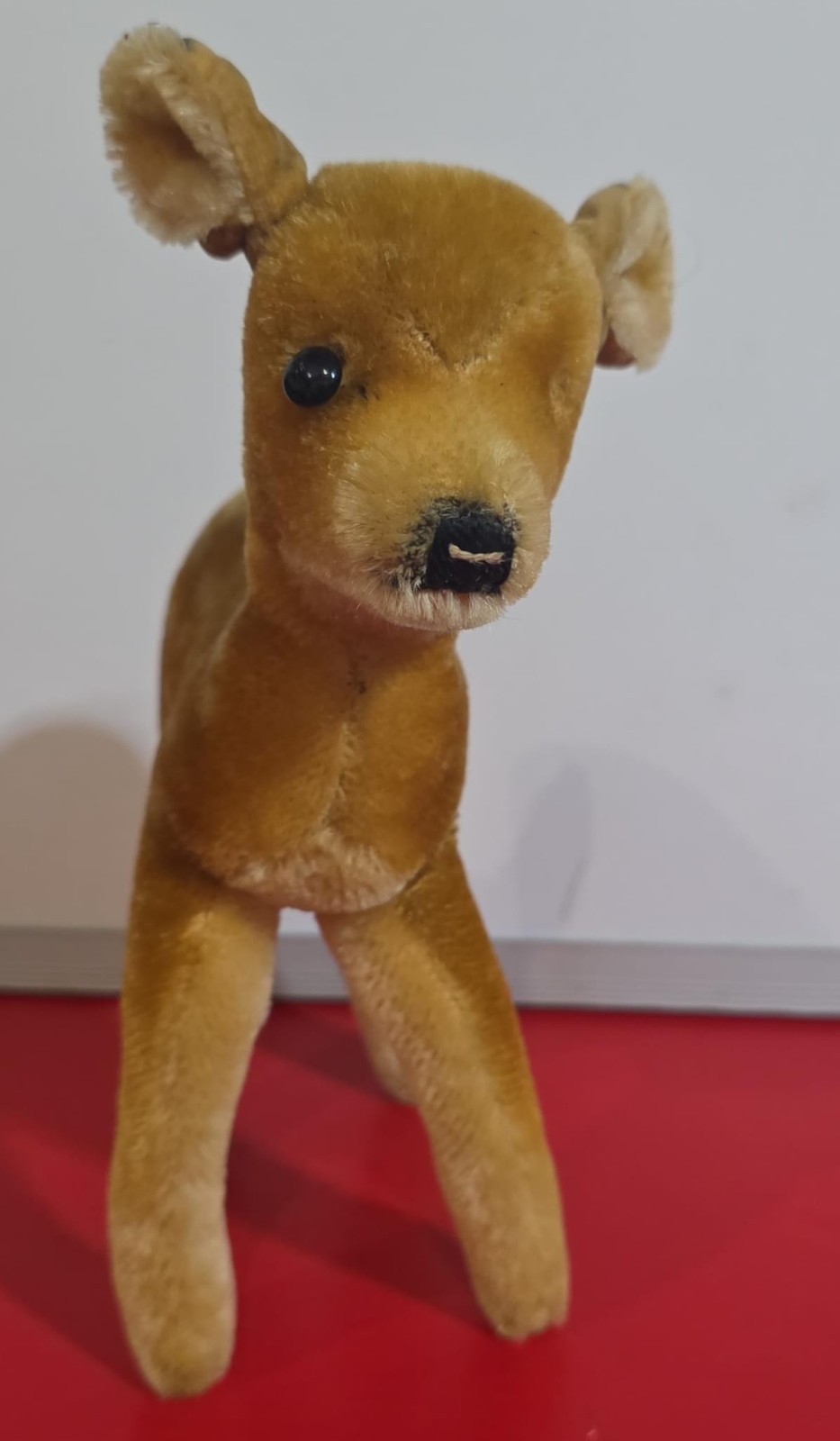 VINTAGE PLUSH STEIFF VELVETEEN MOHAIR FAWN BAMBI DEER