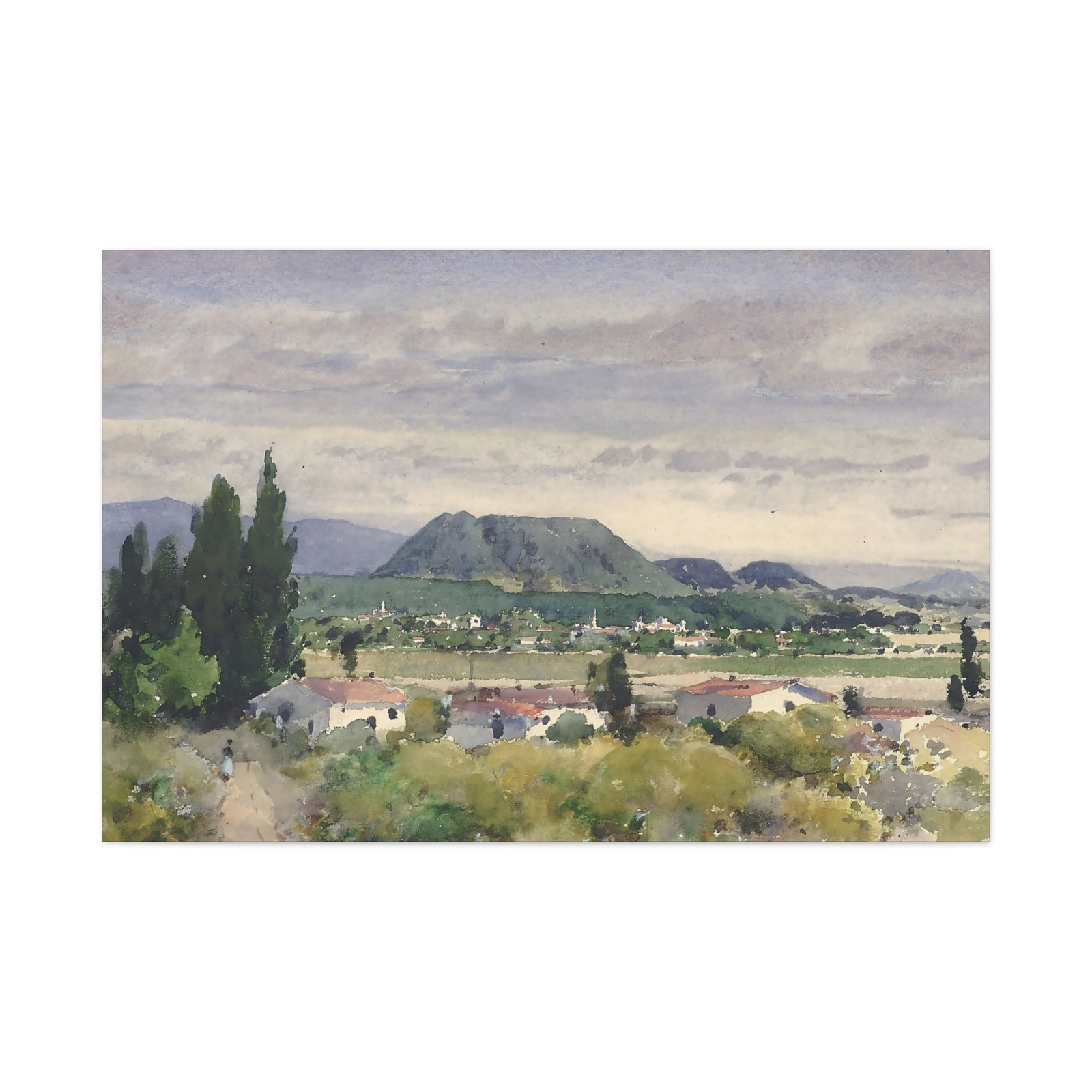 William Henry Holmes, born Cadiz, OH - In Mexico - 1918 - Canvas Wall Art
