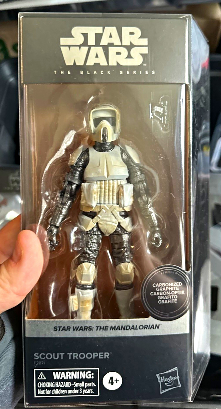 Hasbro Star Wars The Black Series Scout Trooper Action Figure Mandalorian
