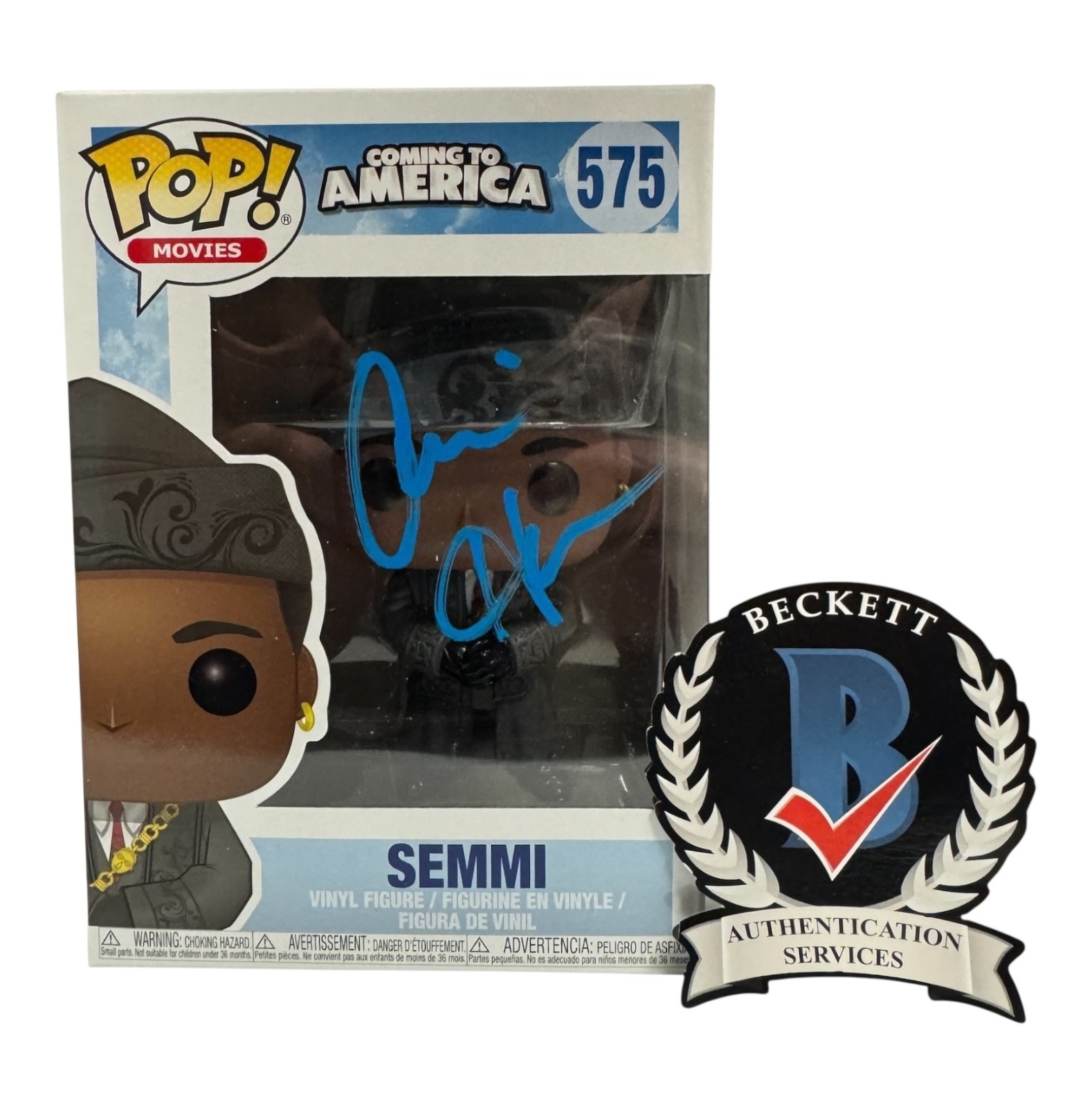 Arsenio Hall Signed Autograph Coming To America Funko Pop 575 Beckett BAS