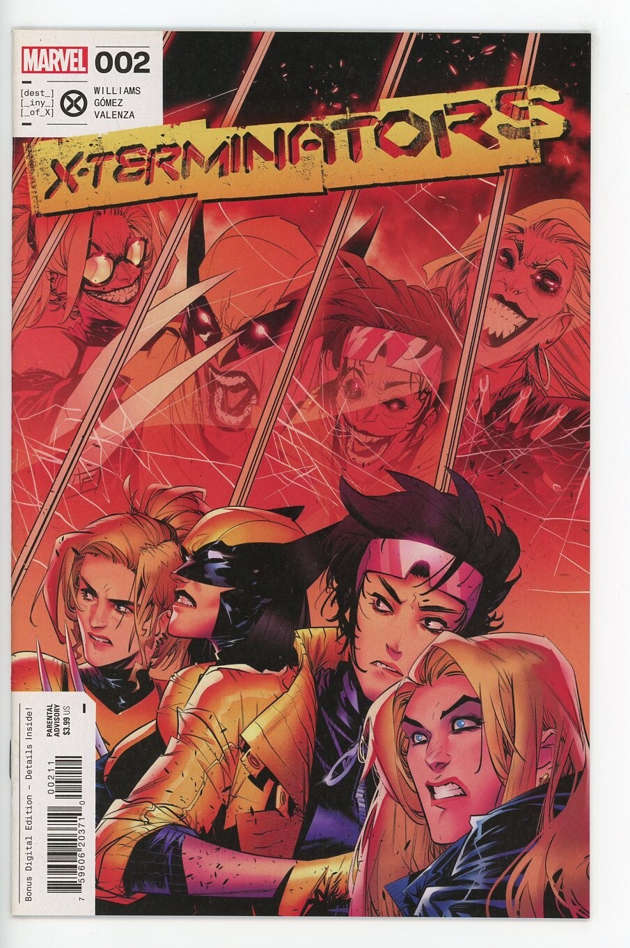 X-TERMINATORS #2 NEAR MINT 2022 FEDERICO VICENTINO COVER 1st PRINT MARVEL b-208