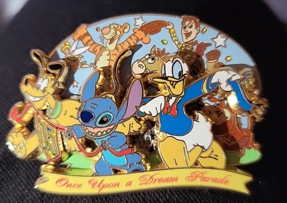 DLRP Disney Once Upon a Dream Parade Series Final Stitch Tigger Pluto Pin LE L5