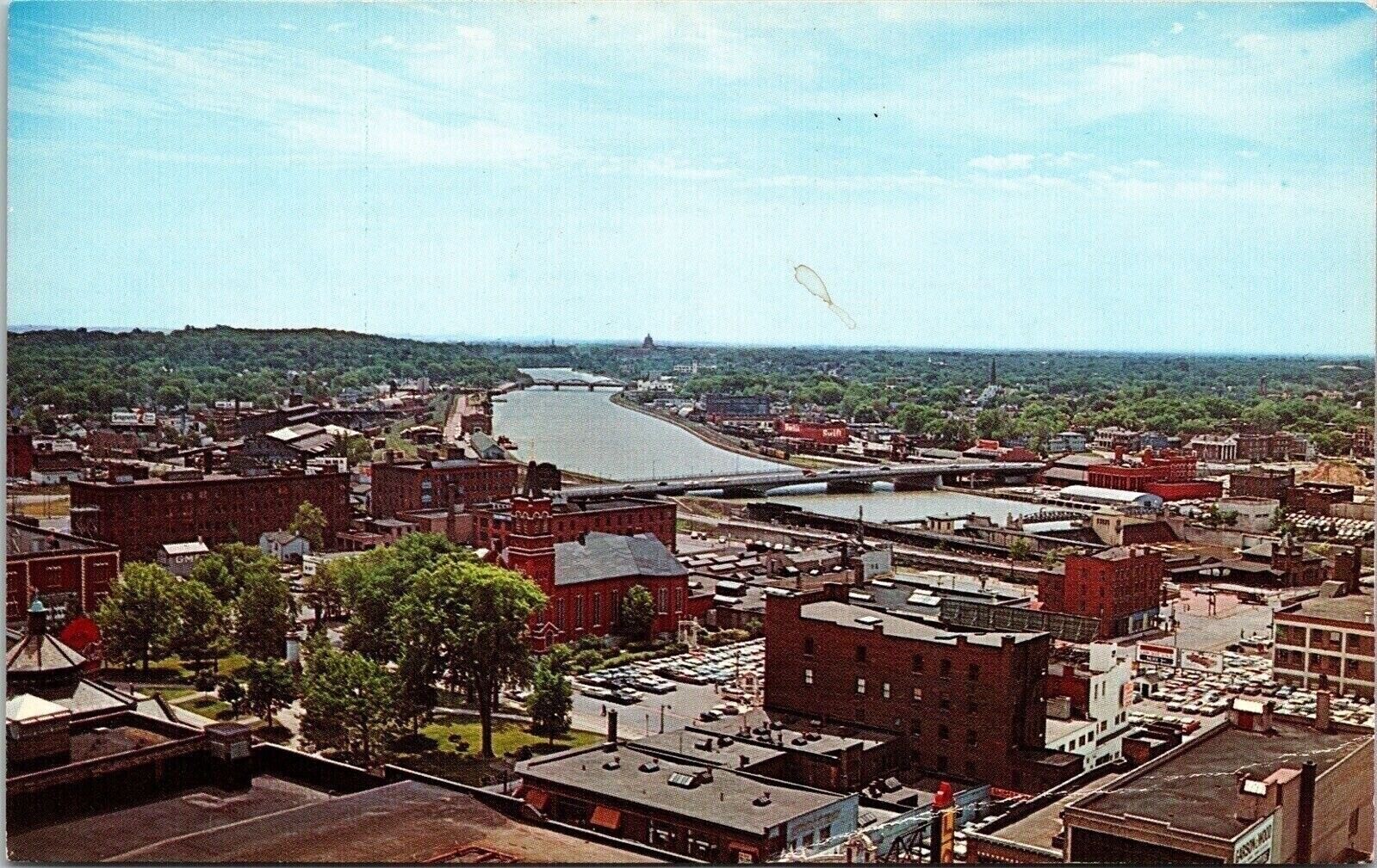 Panoramic View Top Plaza Restaurant Midtown Tower Rochester New York PC