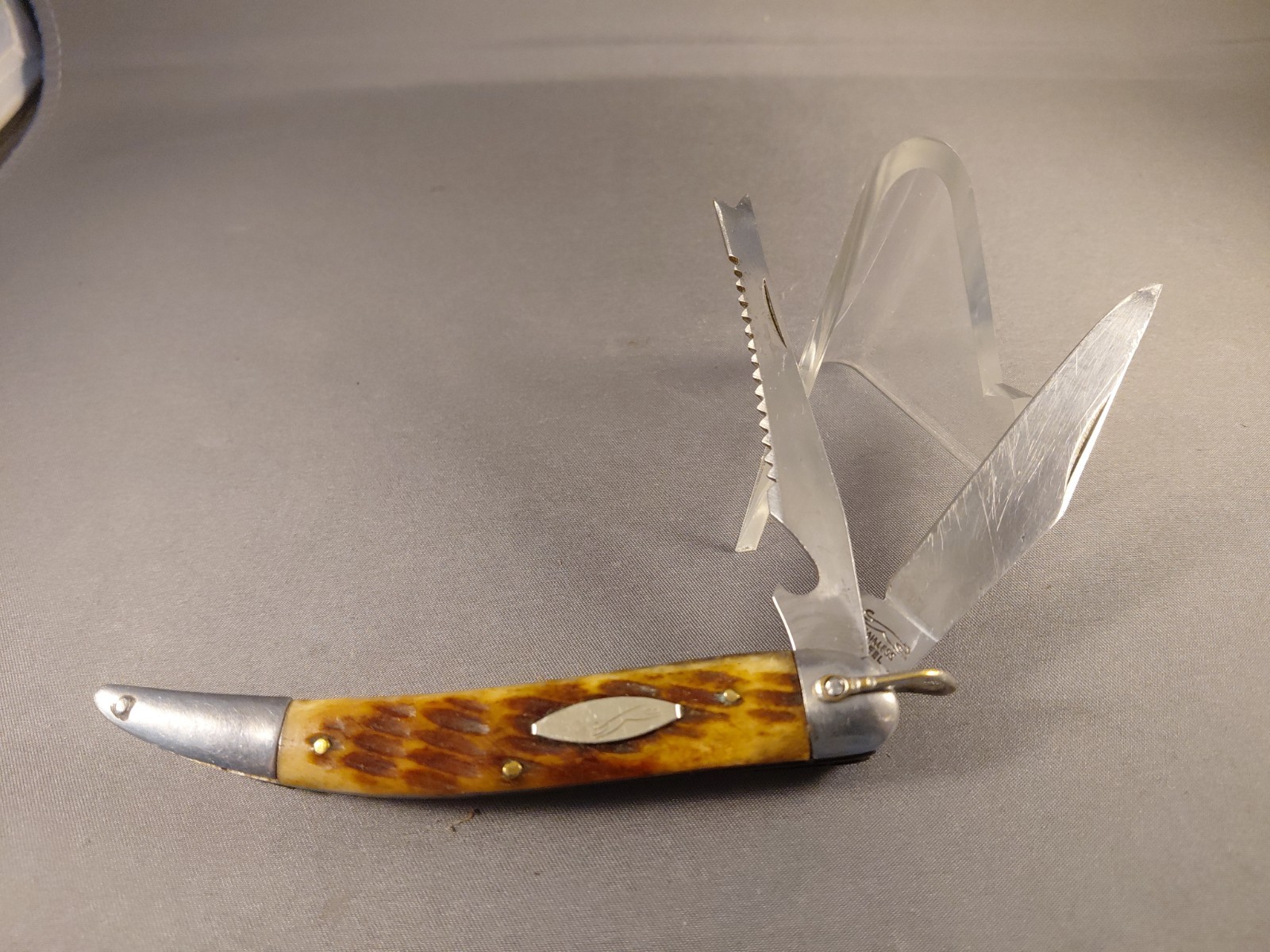 Vintage Regent Fish Knife Folding Pocket Knife Stainless Japan