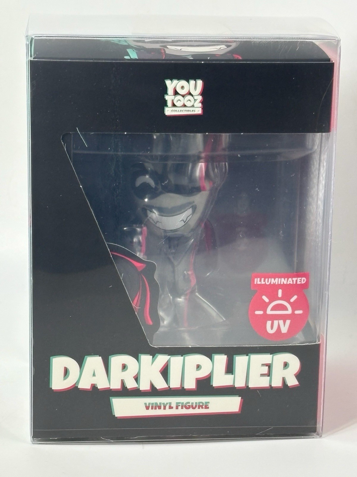 Youtooz Darkiplier #749 UV Illuminated Markiplier - Box Wear - W Protector Youtooz Darkiplier #749 UV Illuminated Markiplier - Box Wear - W Protector