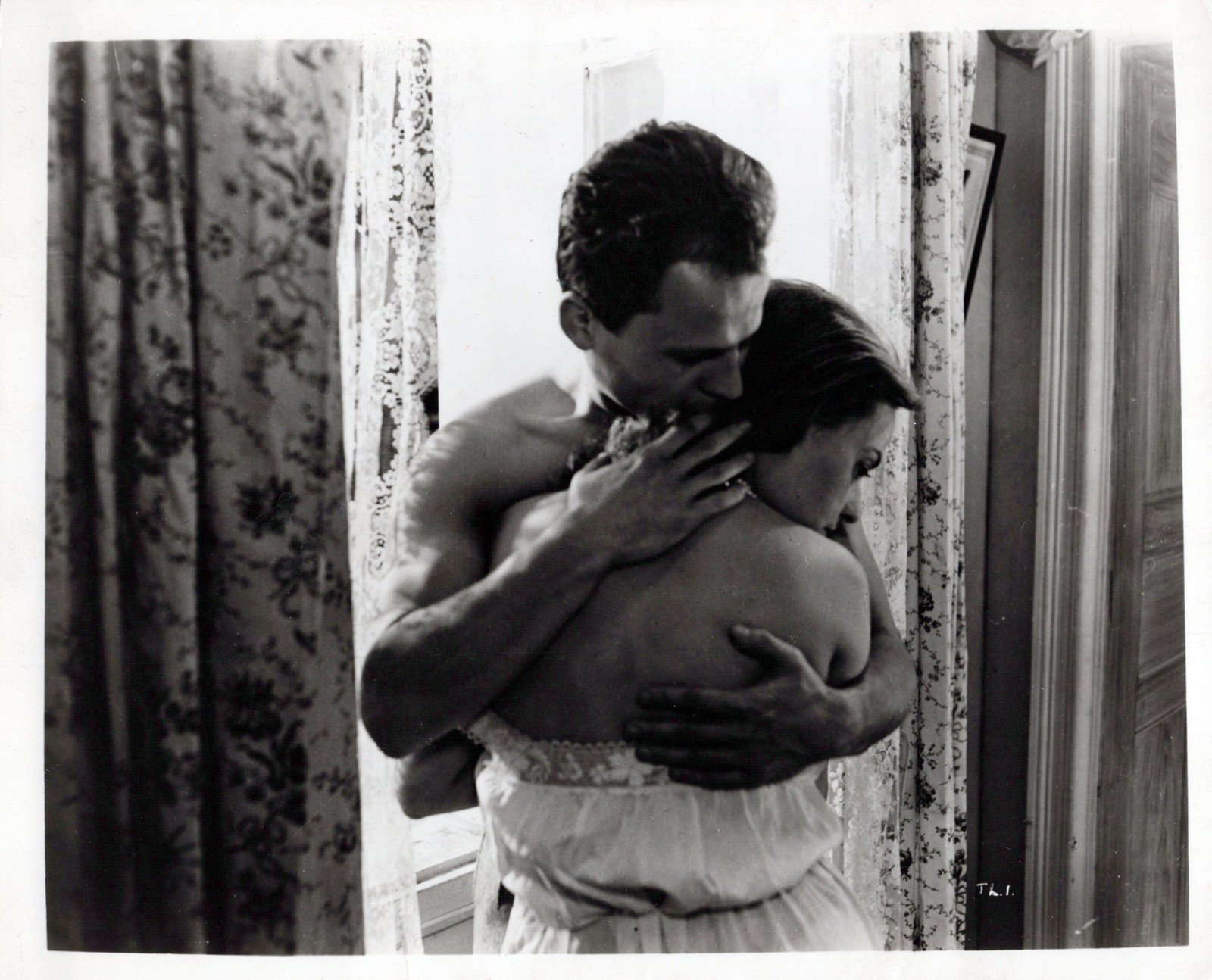 Jeanne Moreau + Jean-Marc Bory in Les Amants (1958) ❤ Vintage Press Photo 1498K