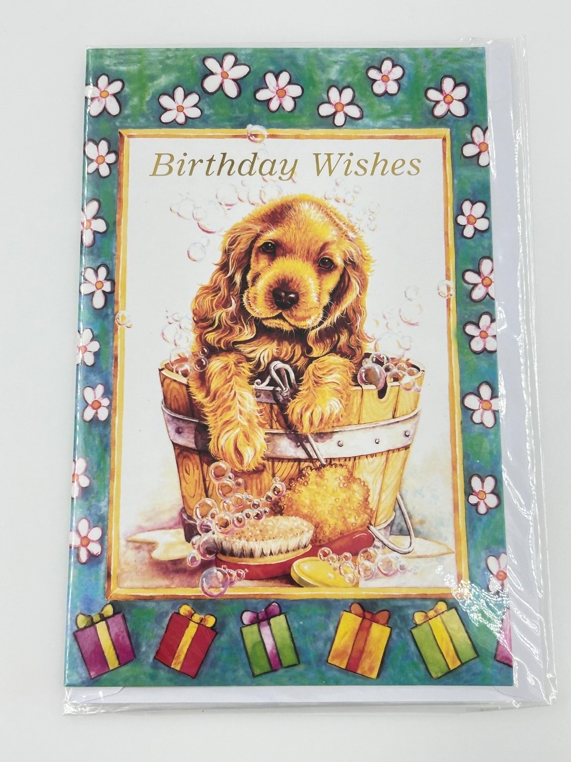 Cute Cocker Spaniel Puppy Birthday Wishes Greeting Card Harnel Inc.