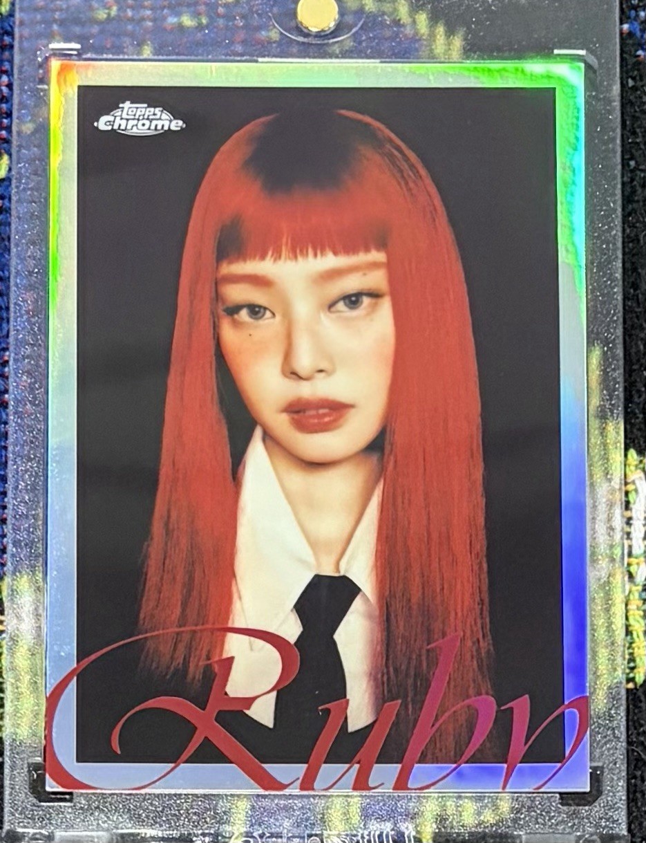 2026 Topps Chrome x Jennie Card #RSP2 Blackpink K POP RUBY SP #2 Short Print