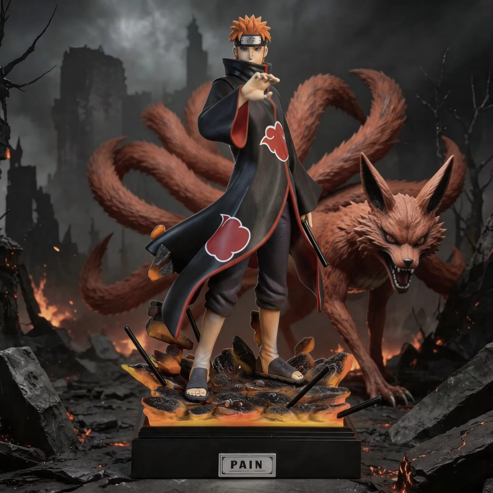 32CM Anime Naruto Figure Pain PVC Statue Desktop HIGH Quality Figure Collection