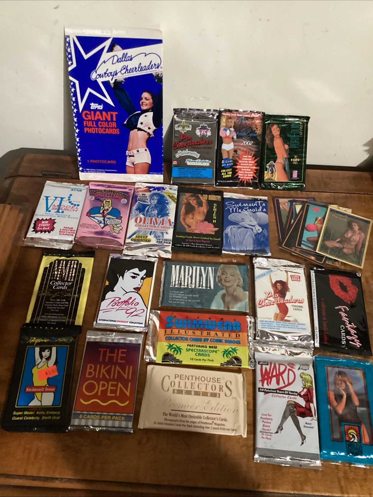20 Unopened Packs Models Portfolio Benchwarmers Penthouse MM  Lot +