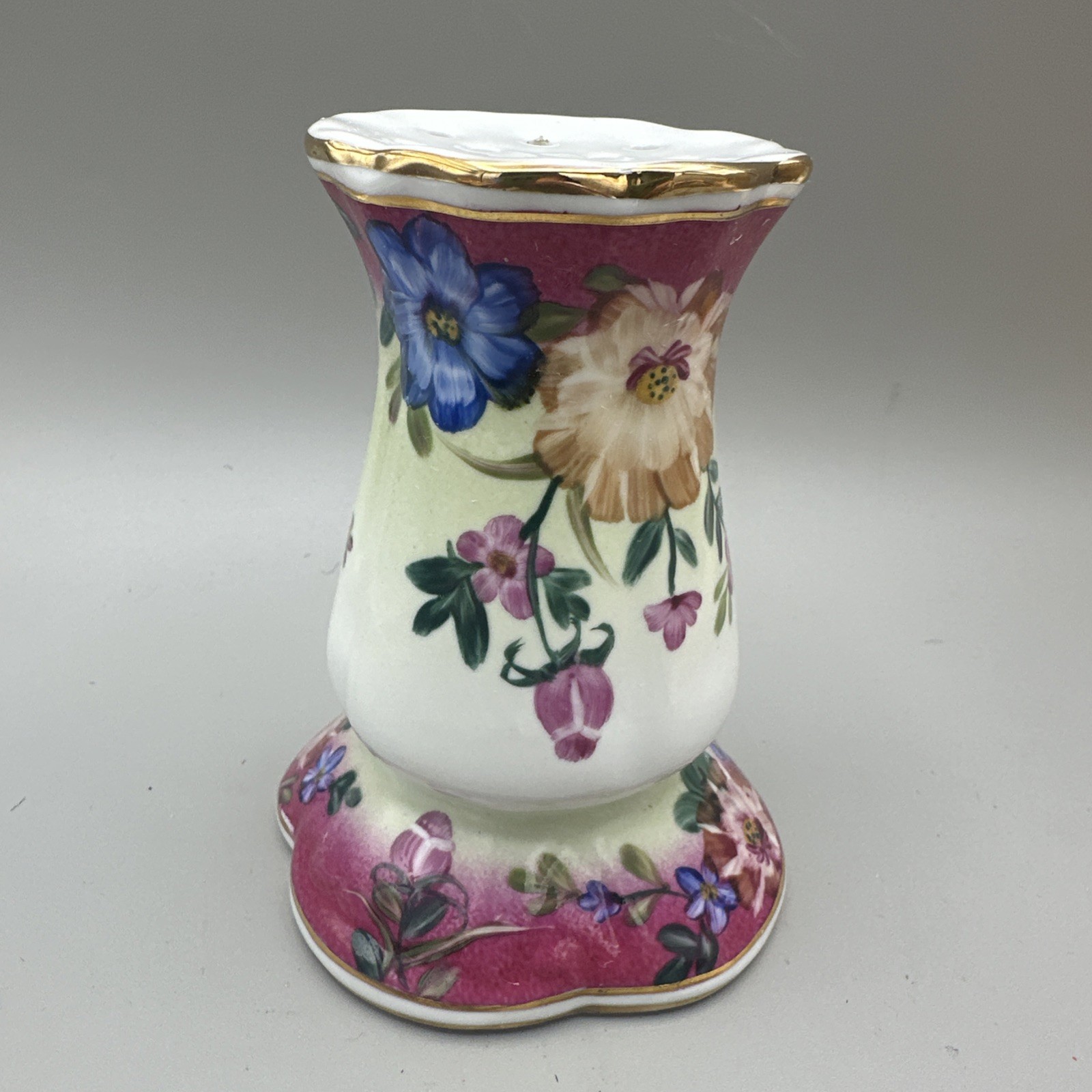 Hat Pin holder Victorian Antique Pink Floral Flowers Lovely