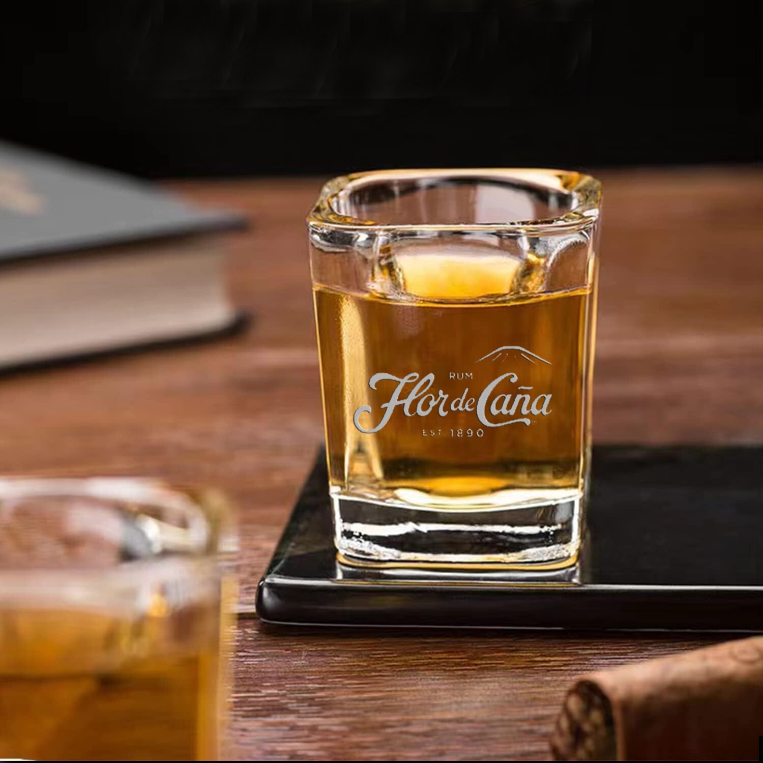 FLOR DE CANA Rum Shot Glass
