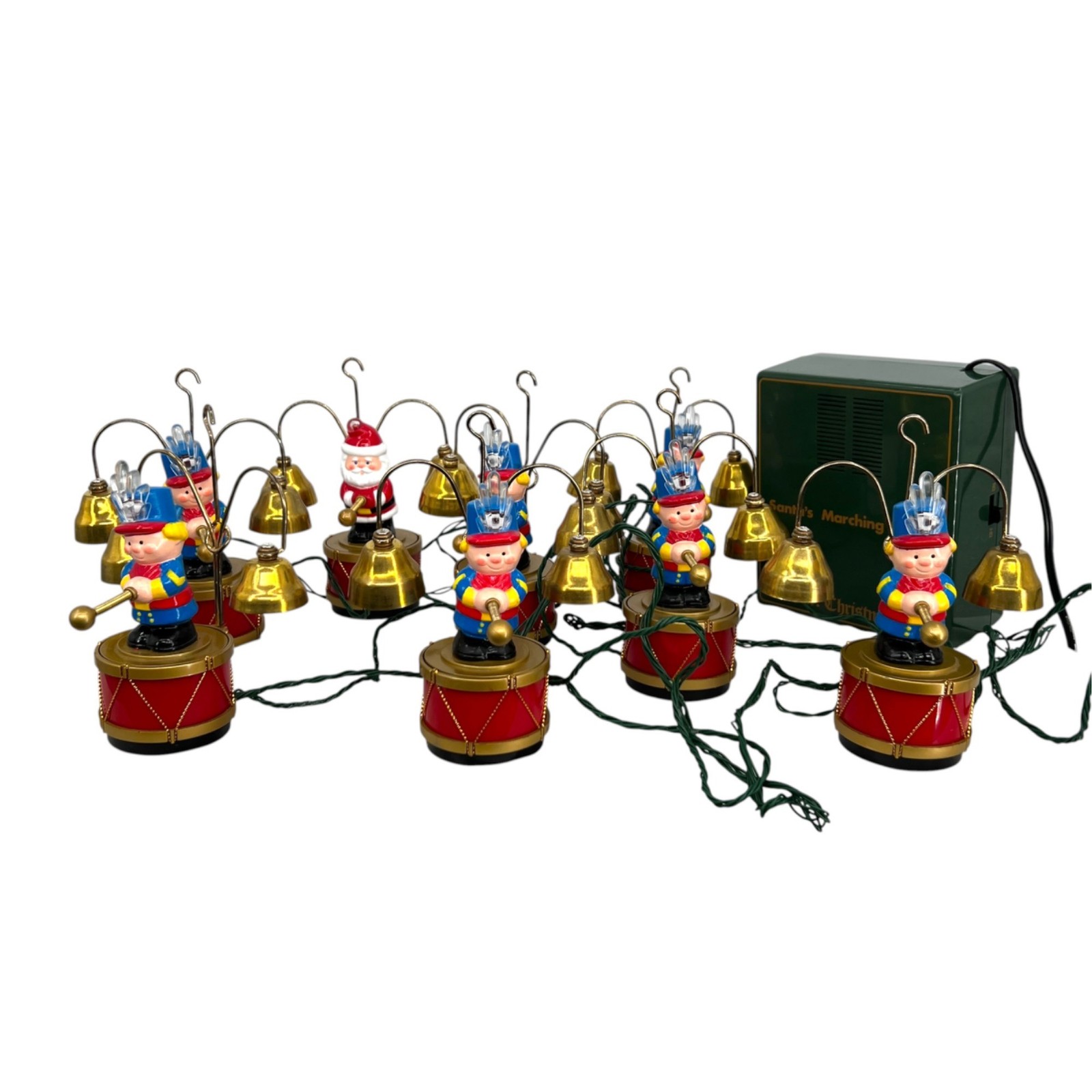 Mr. Christmas Santas Marching Band Animated Musical Christmas Decoration Set 