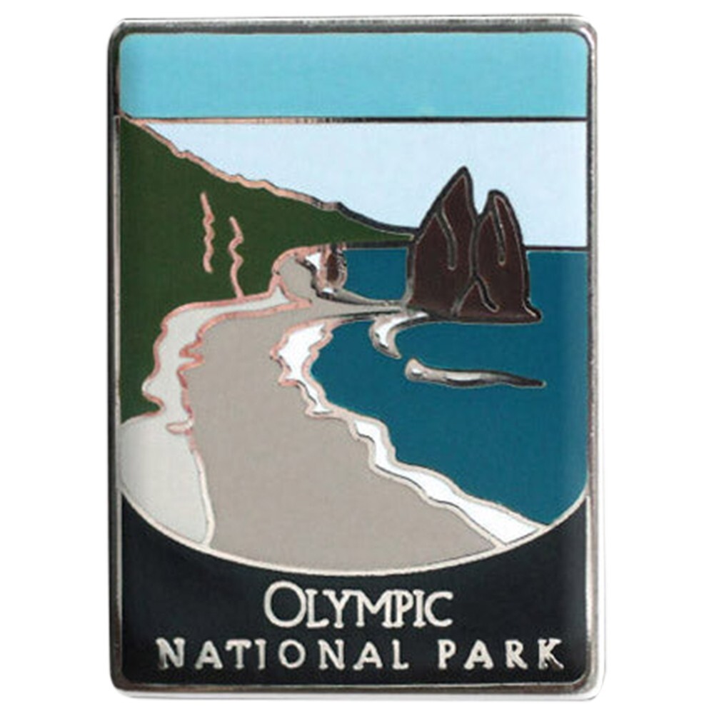 Olympic National Park Enamel Lapel Pin - Washington Hiking Gift Travel Souvenir Olympic National Park Enamel Lapel Pin - Washington Hiking Gift Travel Souvenir