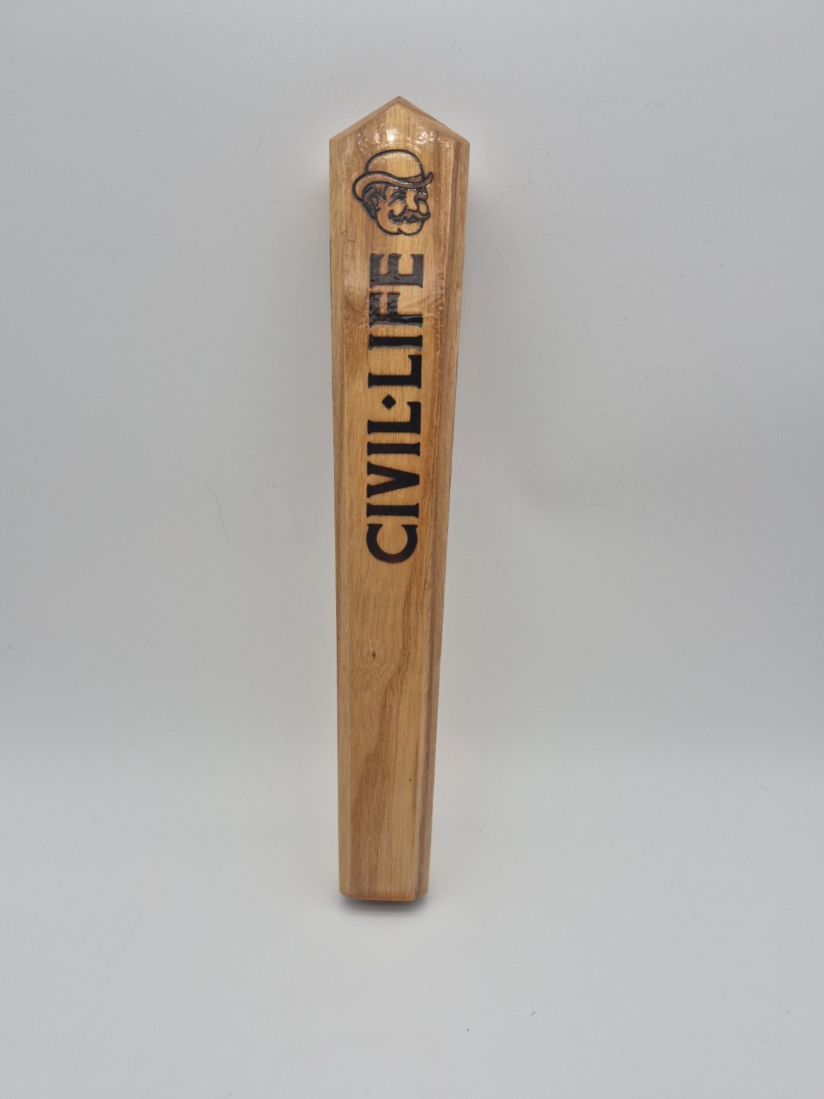 The CIVIL LIFE Brewing Company-St Louis, MISSOURI Brewery RARE Wooden Tap Handle The CIVIL LIFE Brewing Company-St Louis, MISSOURI Brewery RARE Wooden Tap Handle