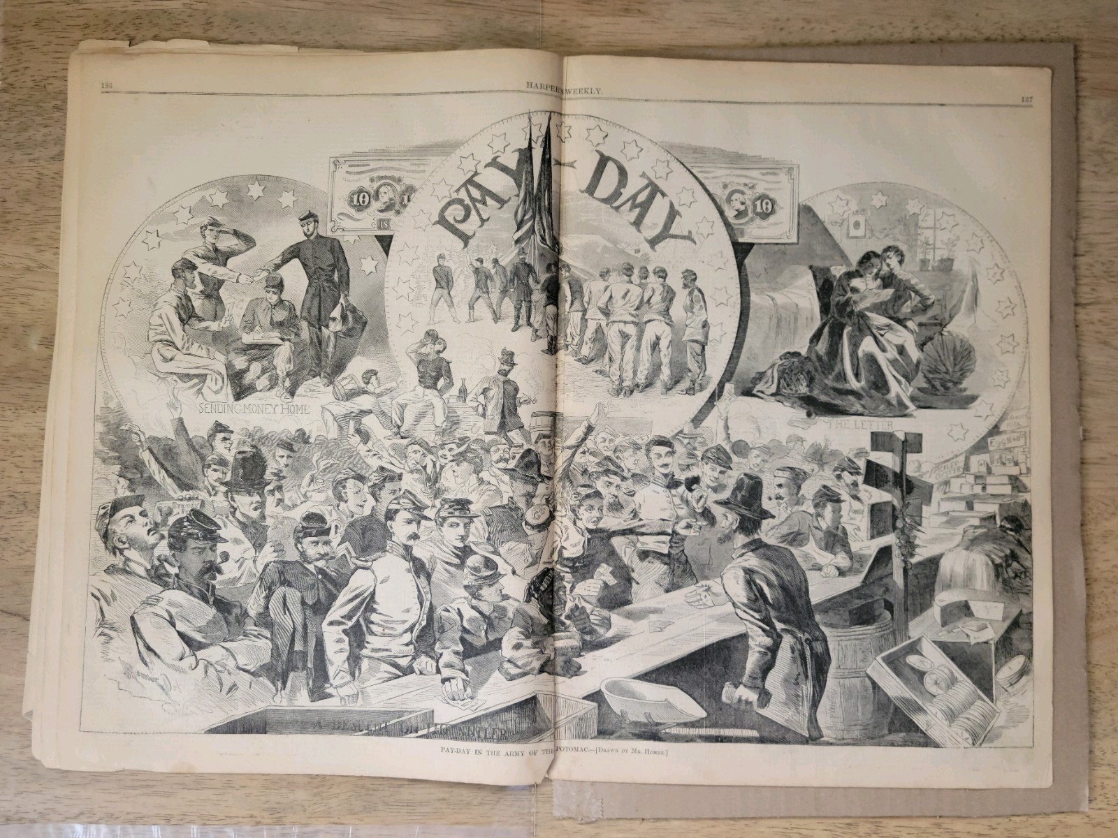 1863 Harper’s Weekly AUTHENTIC FEBRUARY 28 Issue – COMPLETE- Civil War 