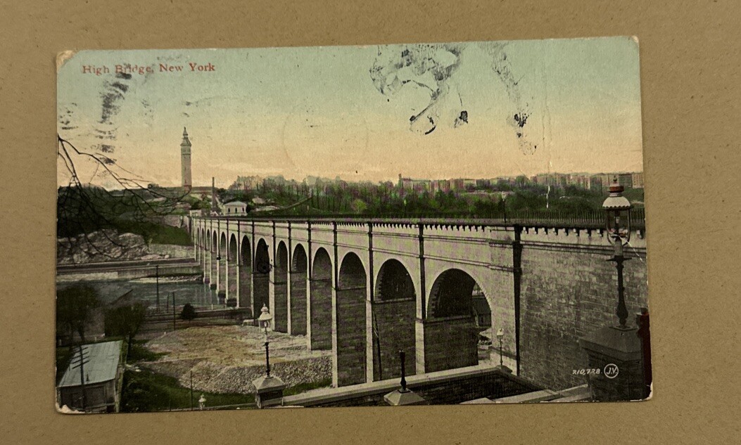 1911 High Bridge New York Postcard 
