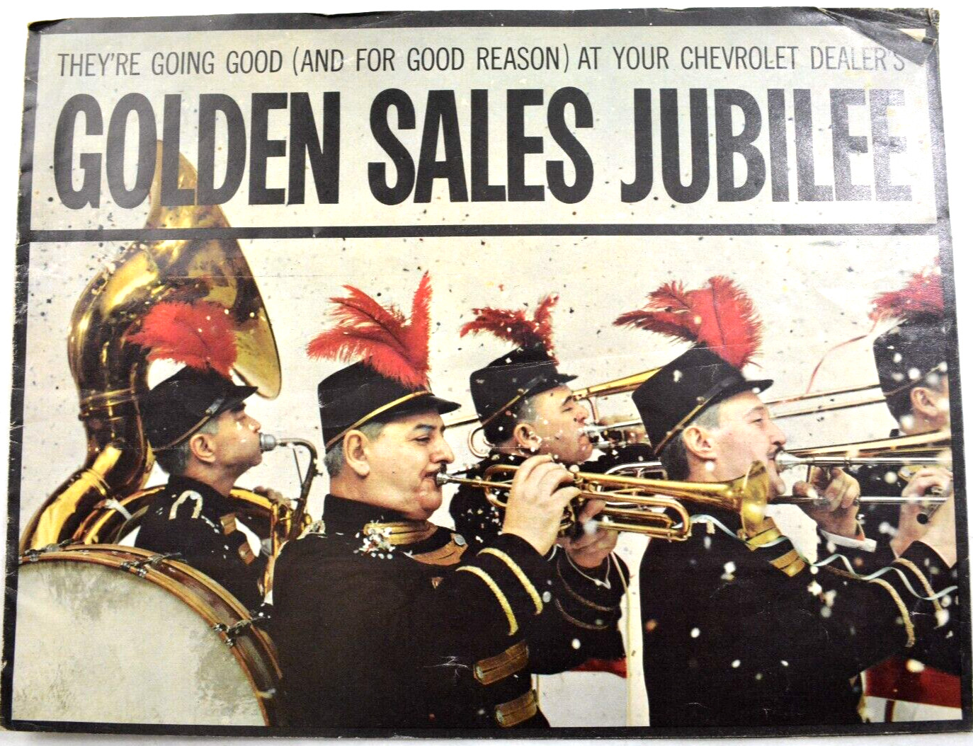 1962 Chevrolet Gold Sales Jubilee Dealership Promo Sales Pamphlet